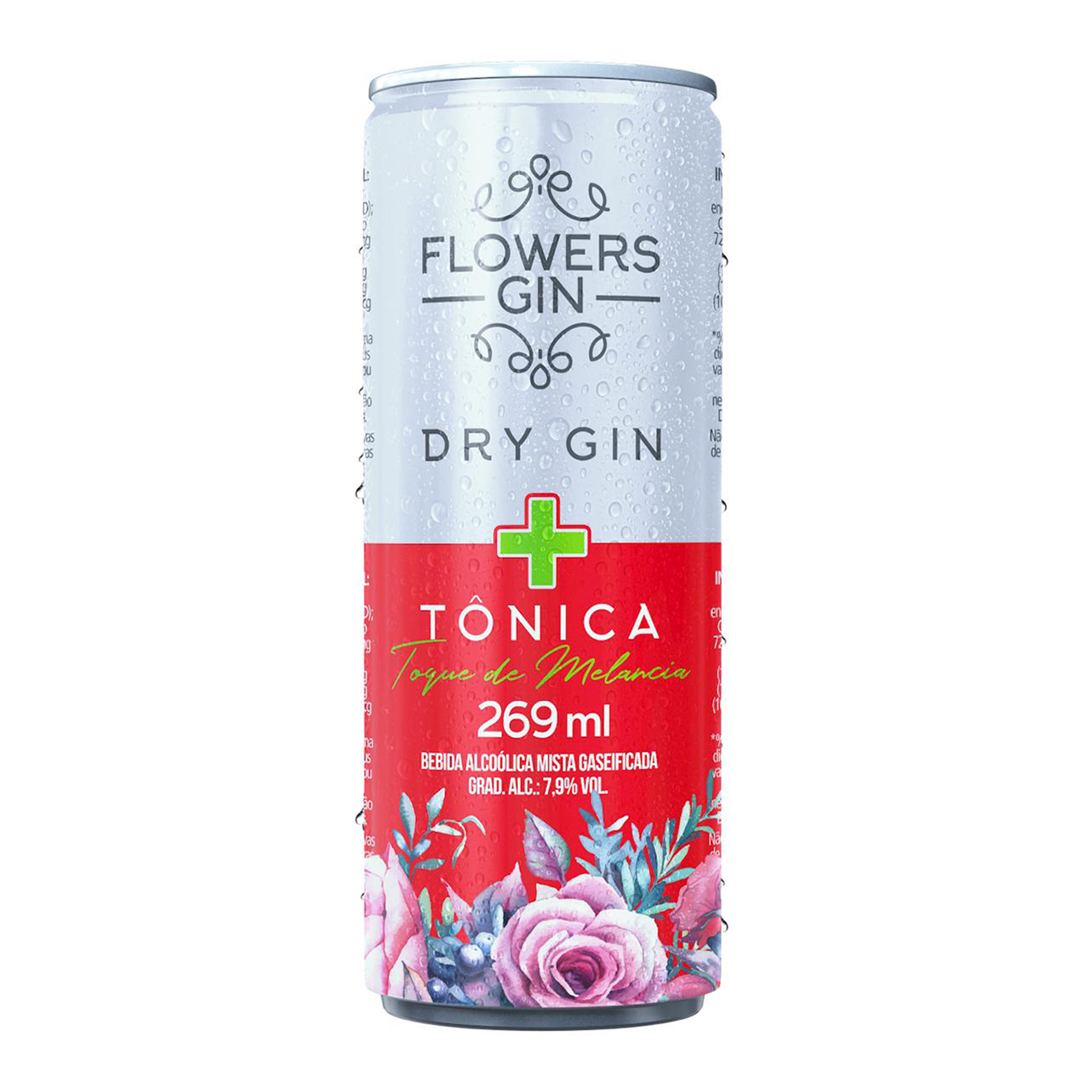 Gin Tônica Melancia Flowers Lata 269ml
