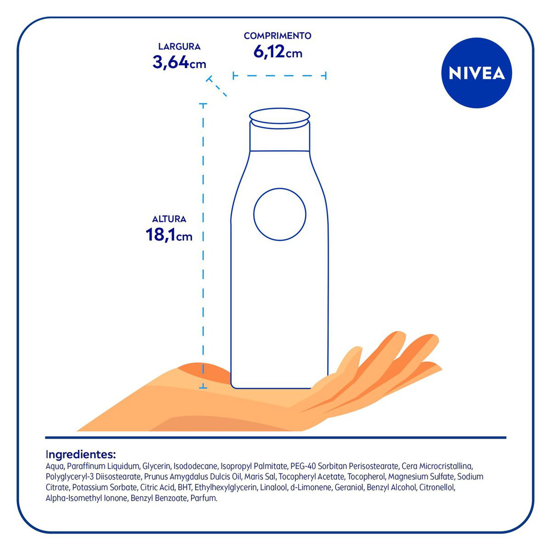 Loção Deo-Hidratante Pele Seca Nivea Soft Milk Frasco 200ml