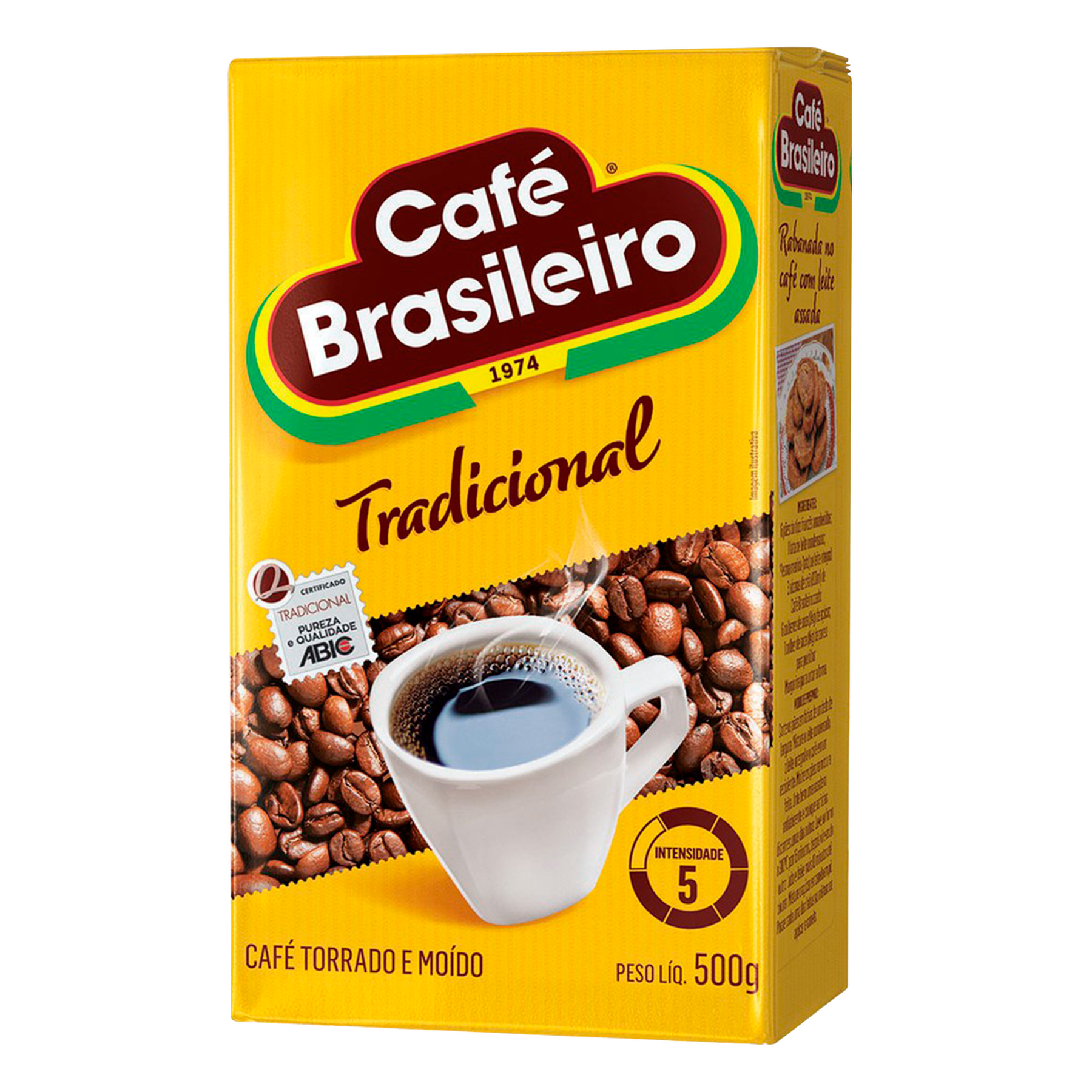 Café Torrado e Moído a Vácuo Tradicional Café Brasileiro Pacote 500g