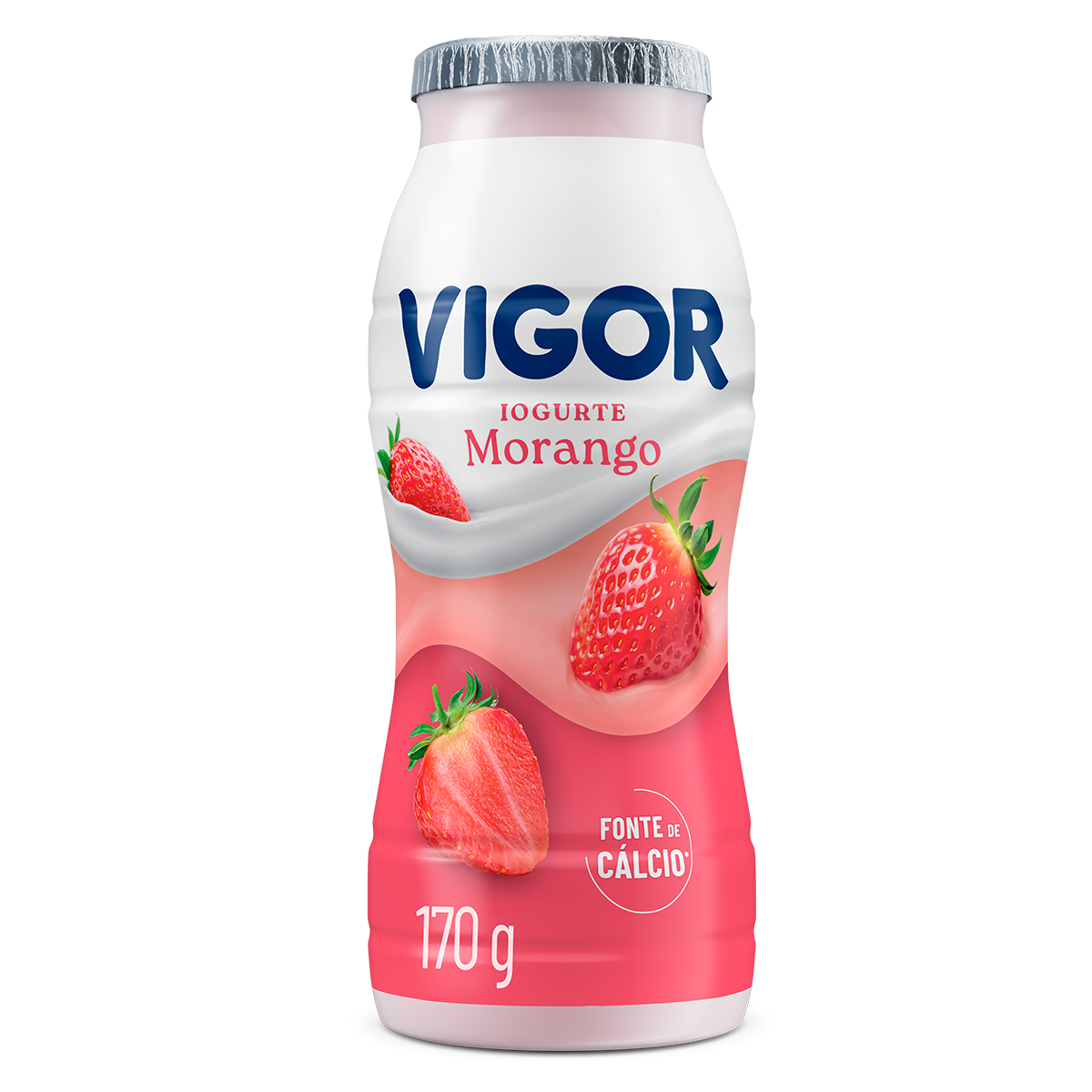 Iogurte Morango Vigor Frasco 170g