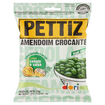 Amendoim Crocante Cebola e Salsa Pettiz Dori 150g 