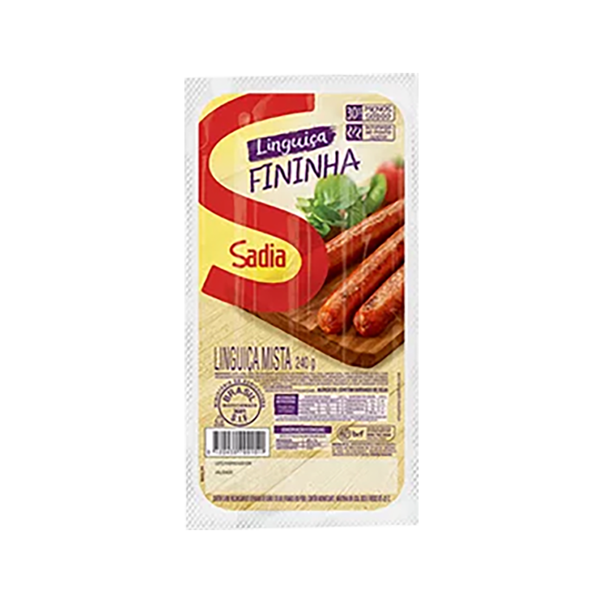 Lingui&ccedil;a Mista Fina D Sadia aprox. 840g