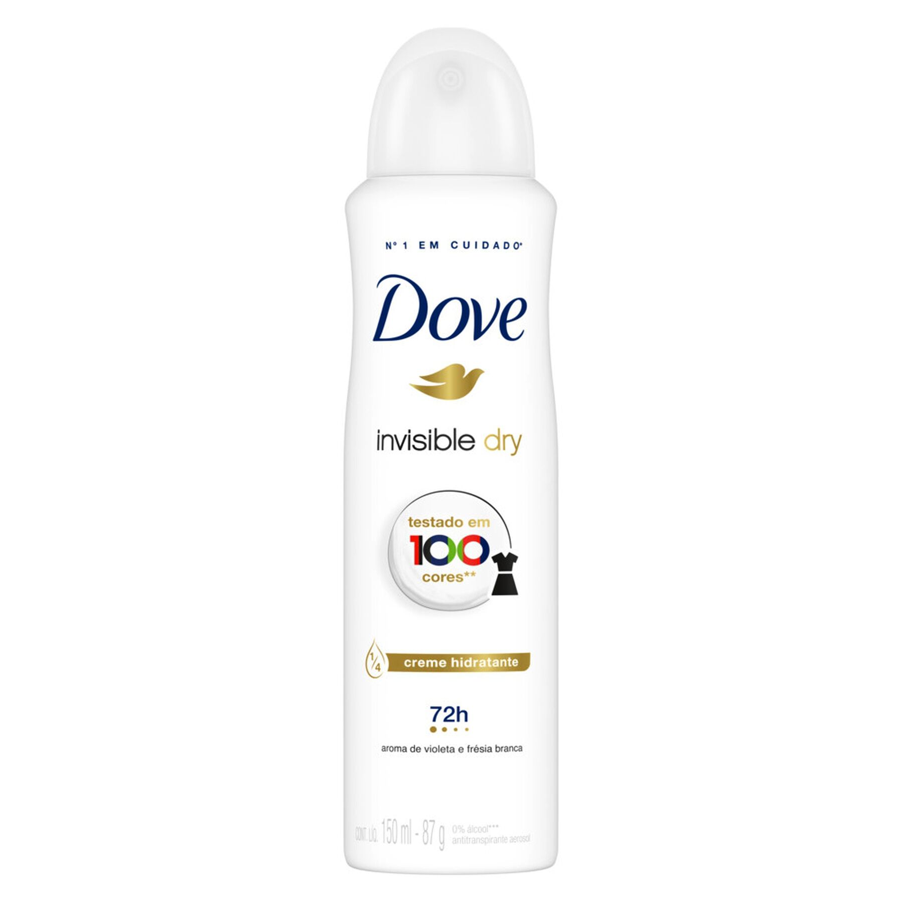 Desodorante Antitranspirante Aerosol Dove Invisible Dry 150ml