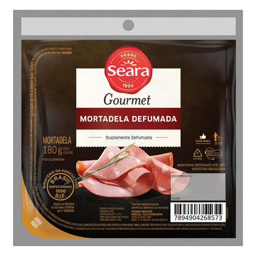 Mortadela Defumada Seara Gourmet 180g