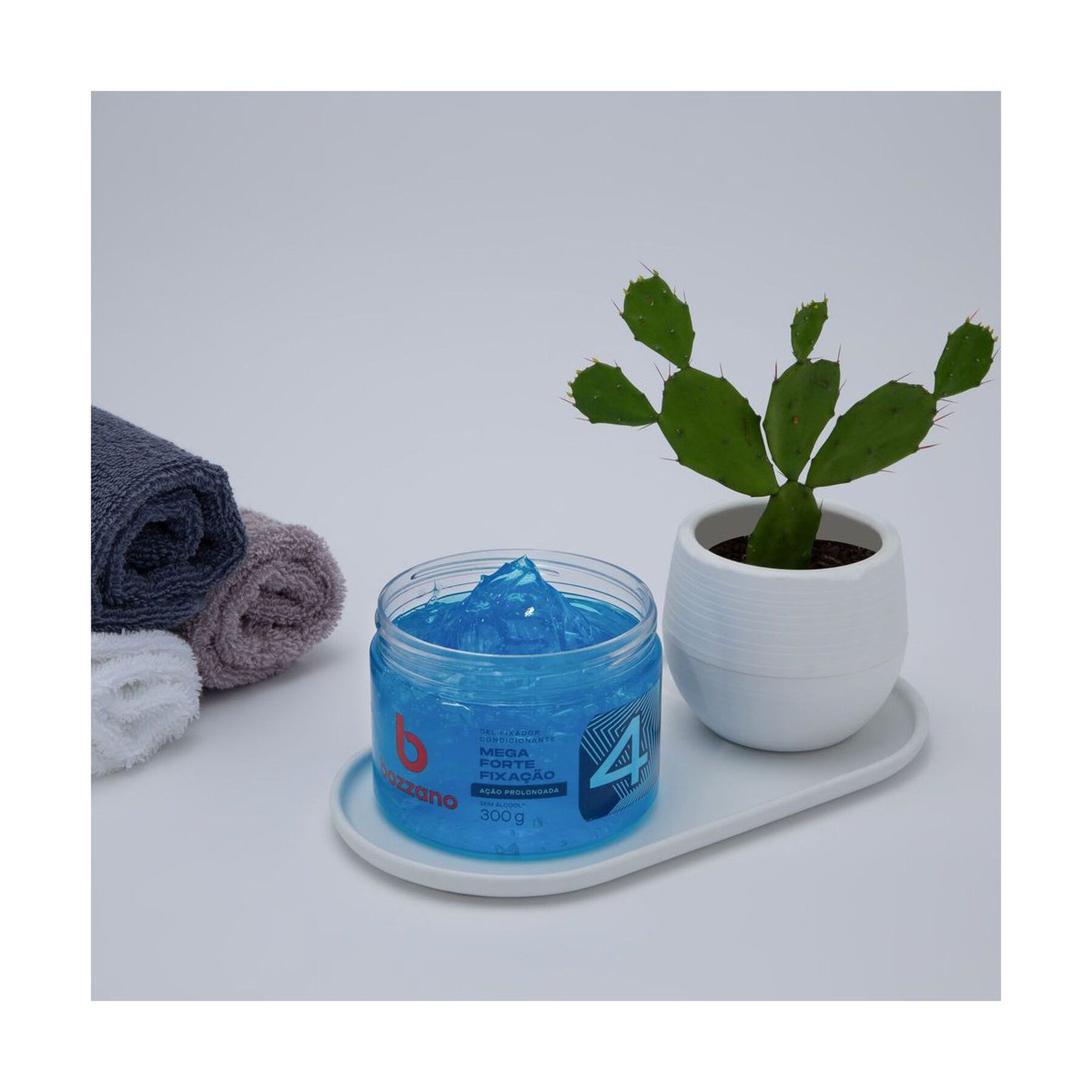 Gel Fixador A&ccedil;&atilde;o Prolongada Bozzano 300g&nbsp;
