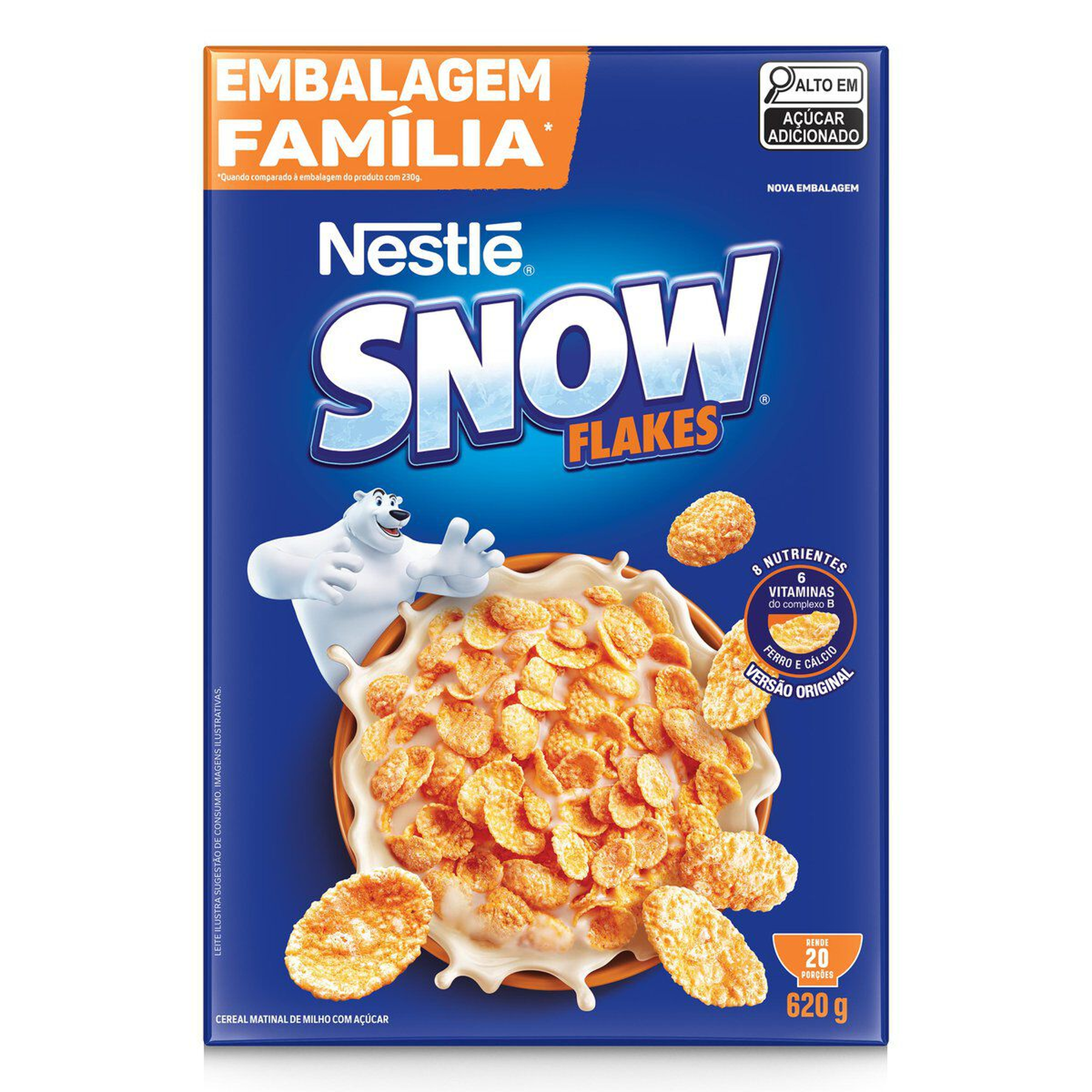 Cereal Matinal Snow Flakes 620g&nbsp;