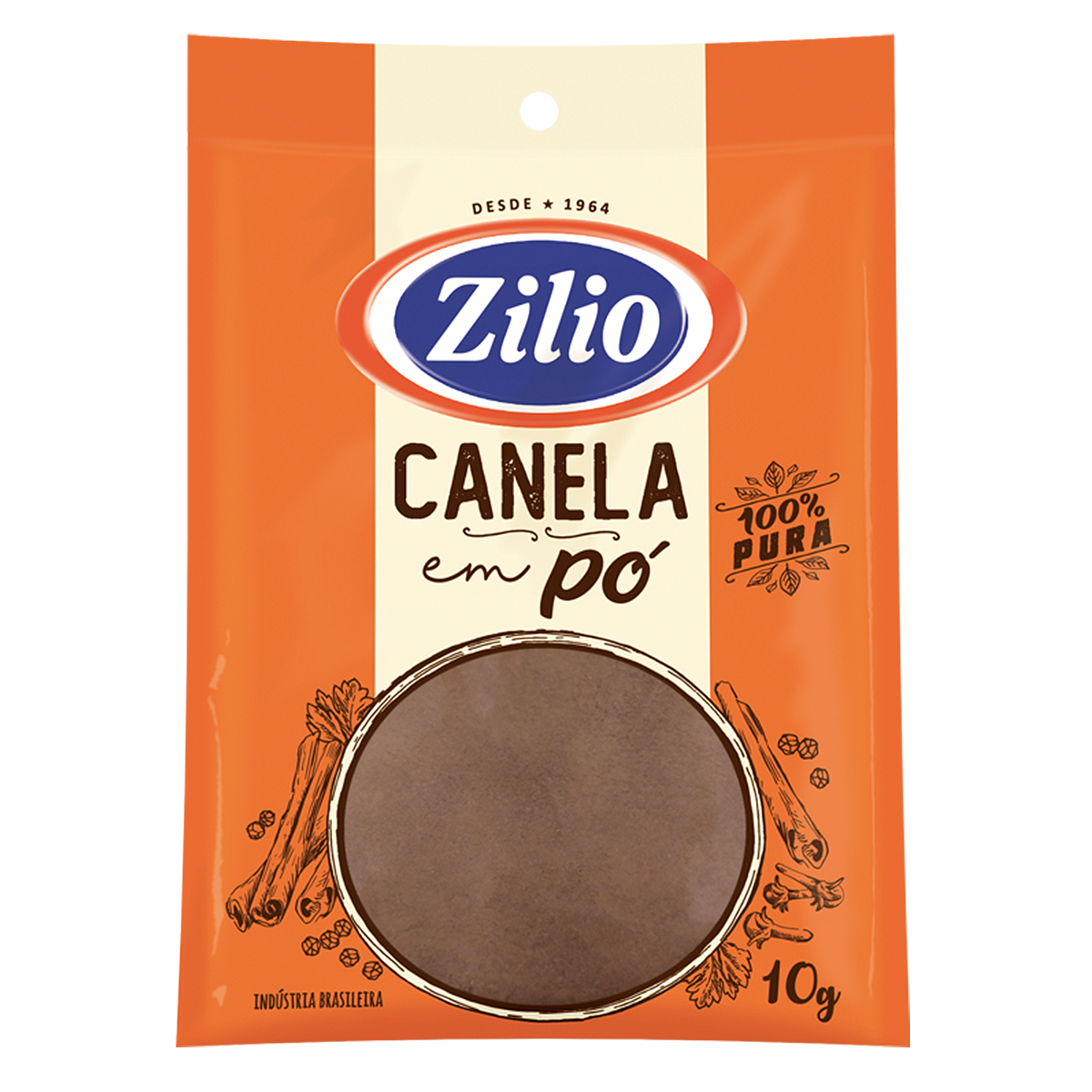 Canela em P&oacute; Zilio 10g