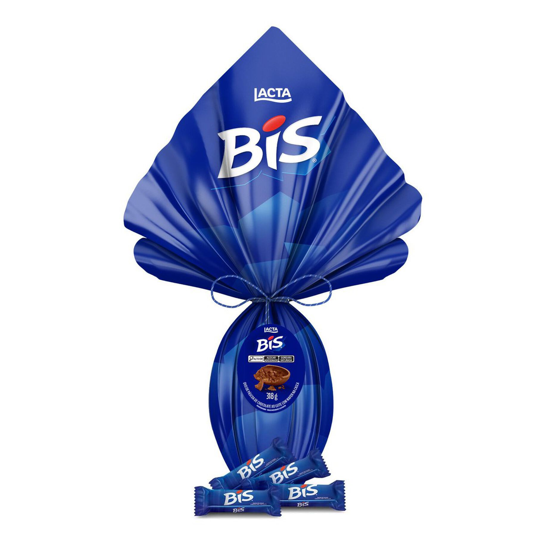 Ovo de Páscoa ao Leite Bis Lacta 318g