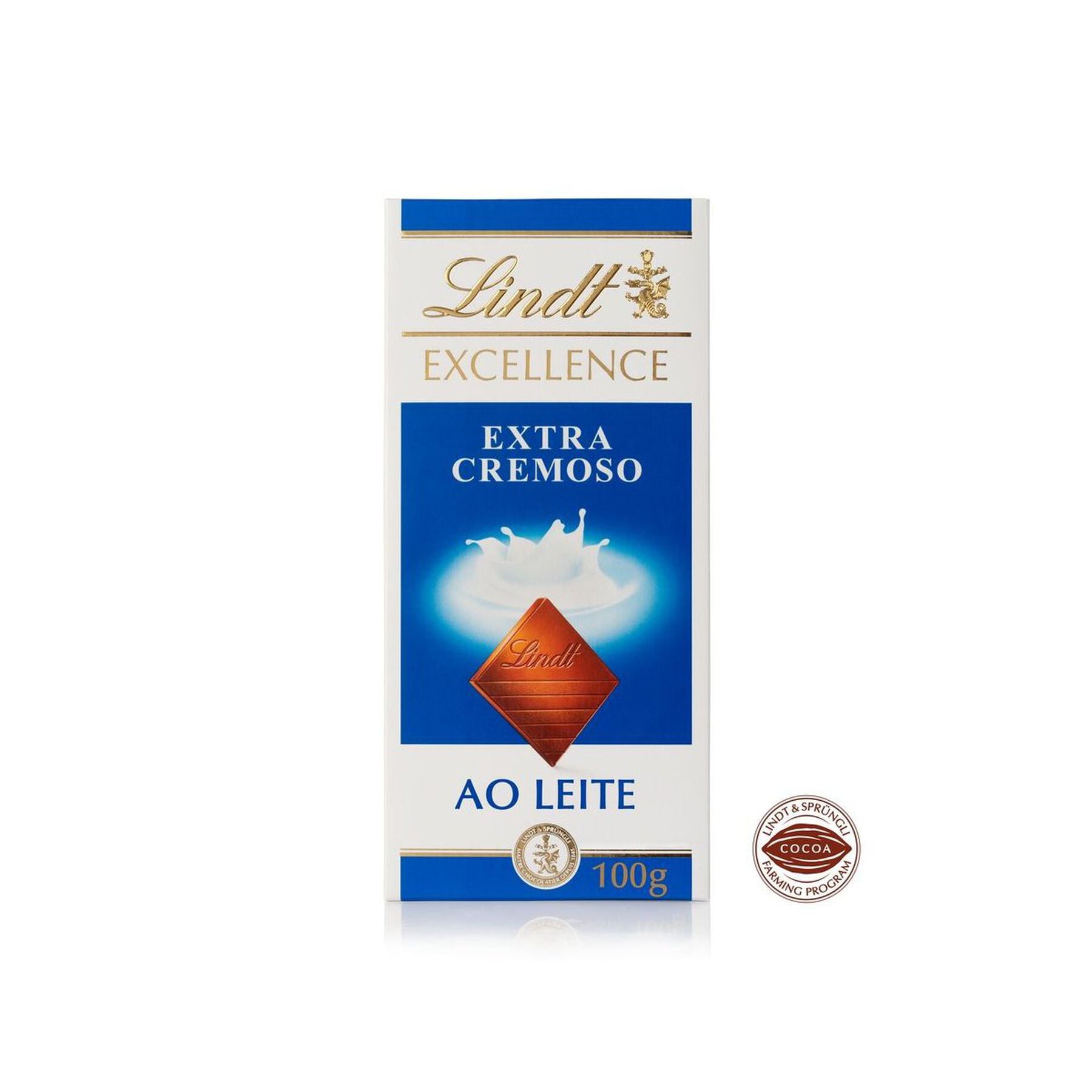 Chocolate ao Leite Lindt Excellence Caixa 100g&nbsp;