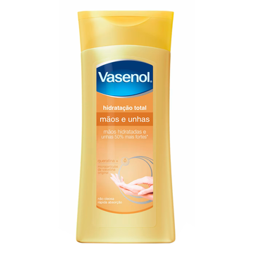 Loção Desodorante Hidratação Total Mãos e Unhas Vasenol Frasco 200ml