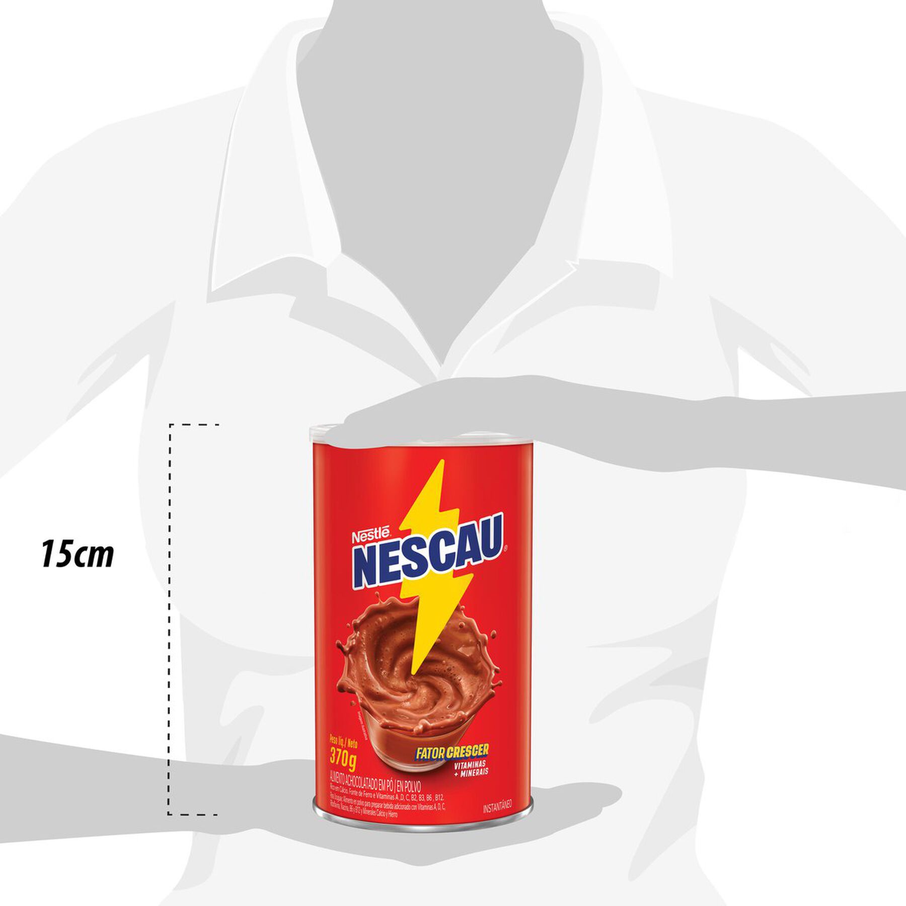 Achocolatado em Pó Nescau Cilindro 370g