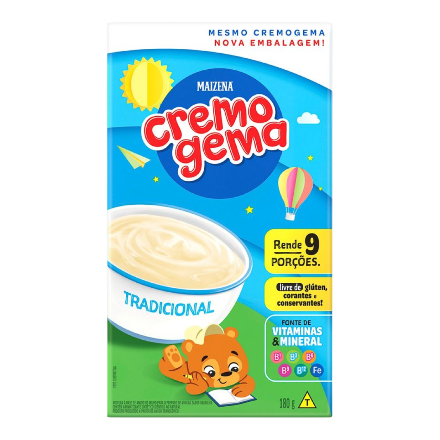 Mingau Tradicional Maizena Cremogema Caixa 180g