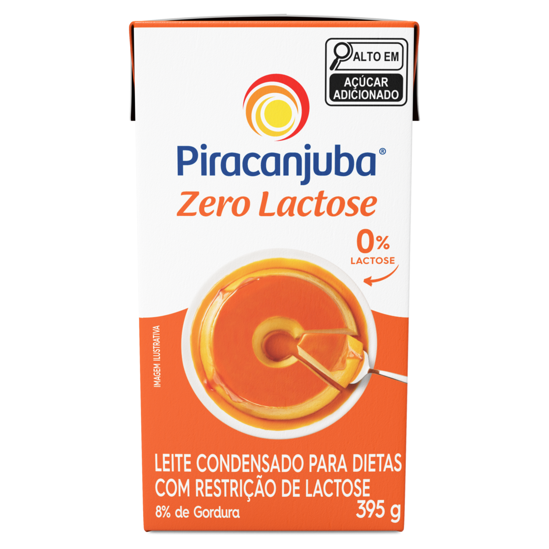 Leite Condensado Zero Lactose Piracanjuba Caixa 395g