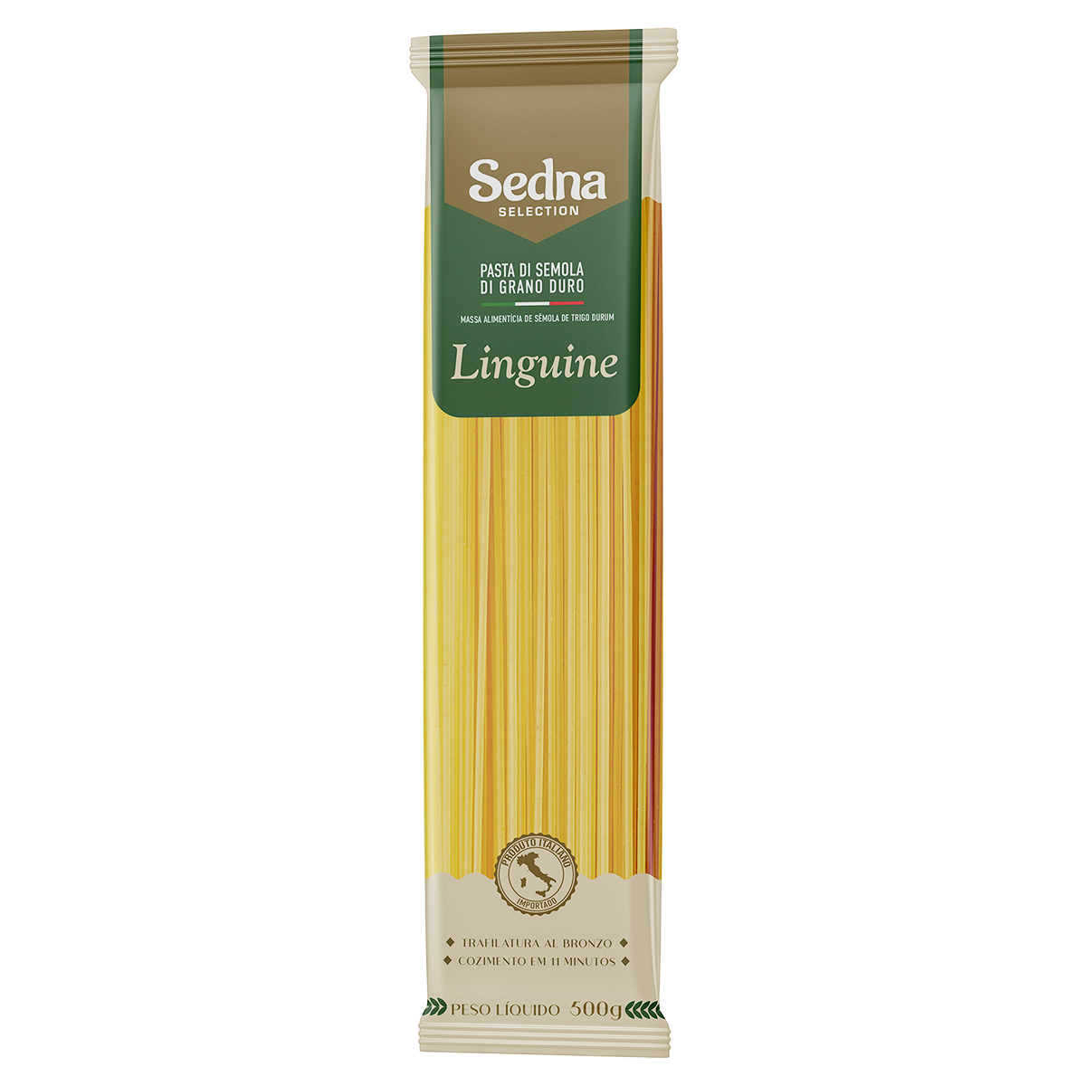 Macarr&atilde;o de S&ecirc;mola Grano Duro Linguine Sedna Pacote 500g