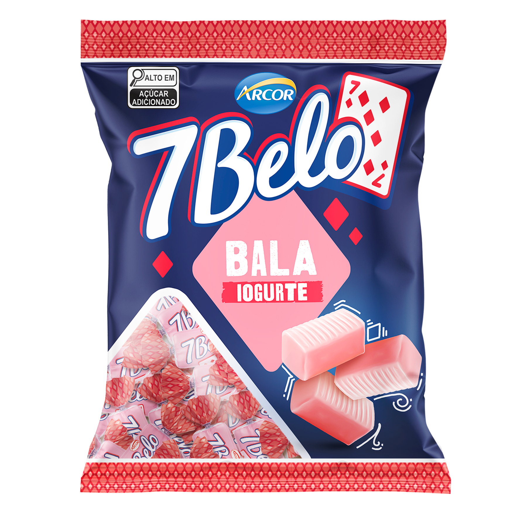 Bala Iogurte 7 Belo Pacote 90g