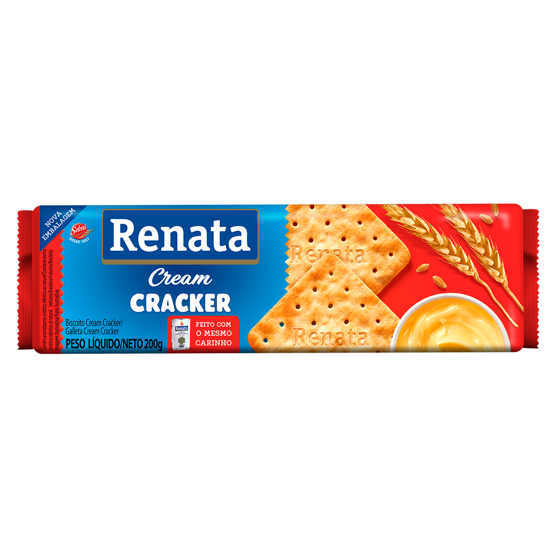 Biscoito Cream Cracker Renata Pacote 200g