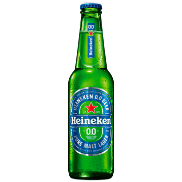 Cerveja Lager Premium Puro Malte Zero Álcool Heineken Garrafa 330ml