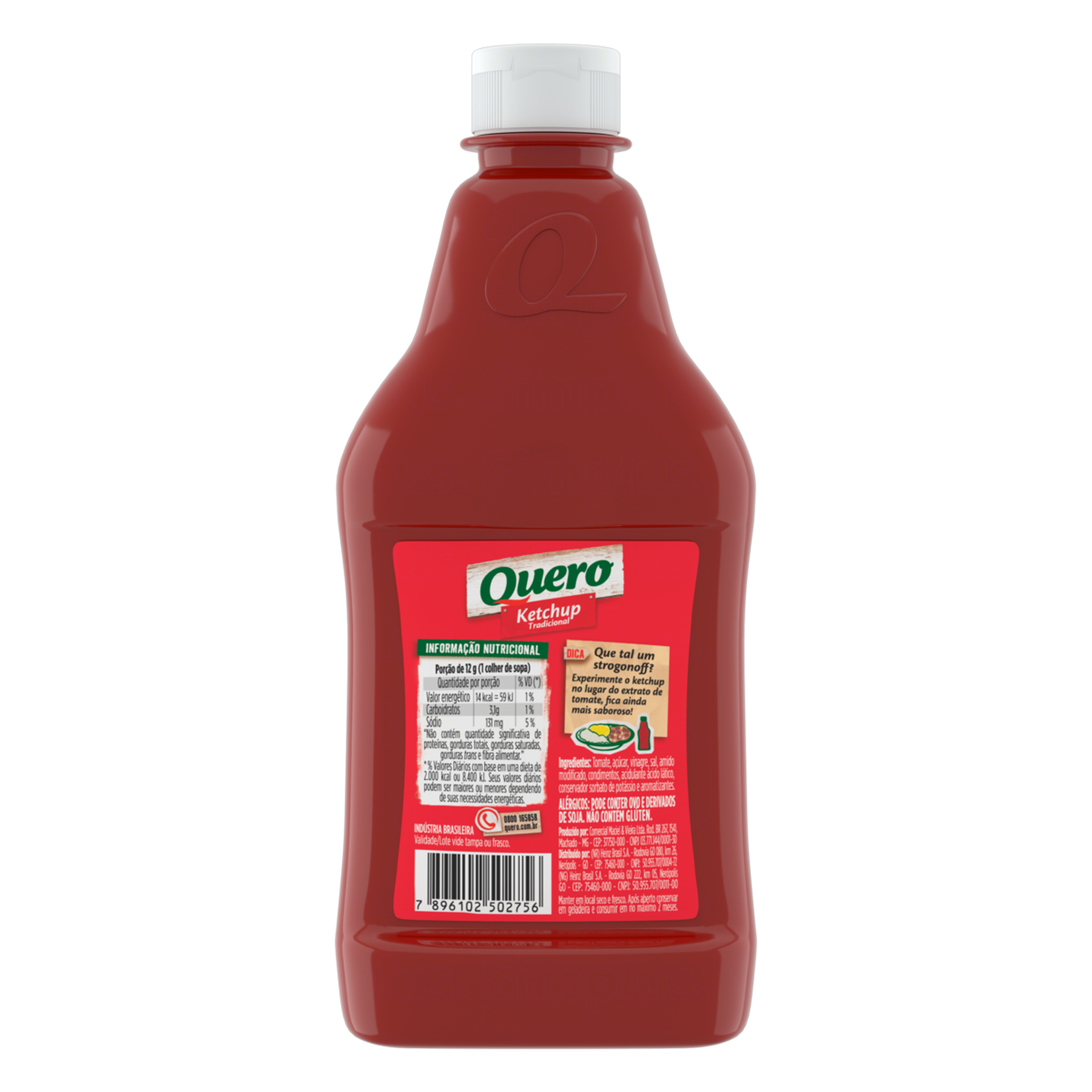 Ketchup Tradicional Quero Squeeze 400g