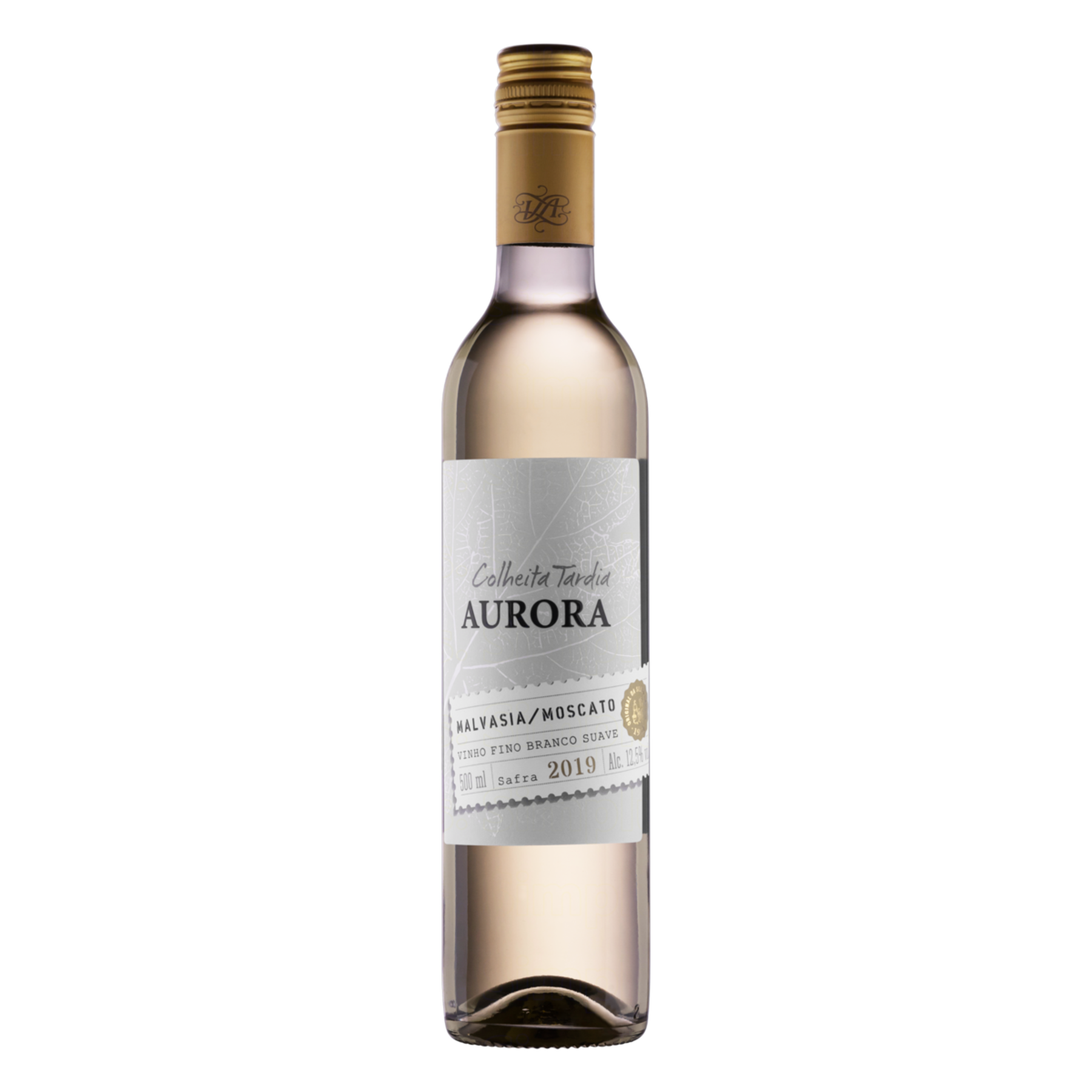 Vinho Branco Suave Colheita Tardia Aurora Garrafa 500ml