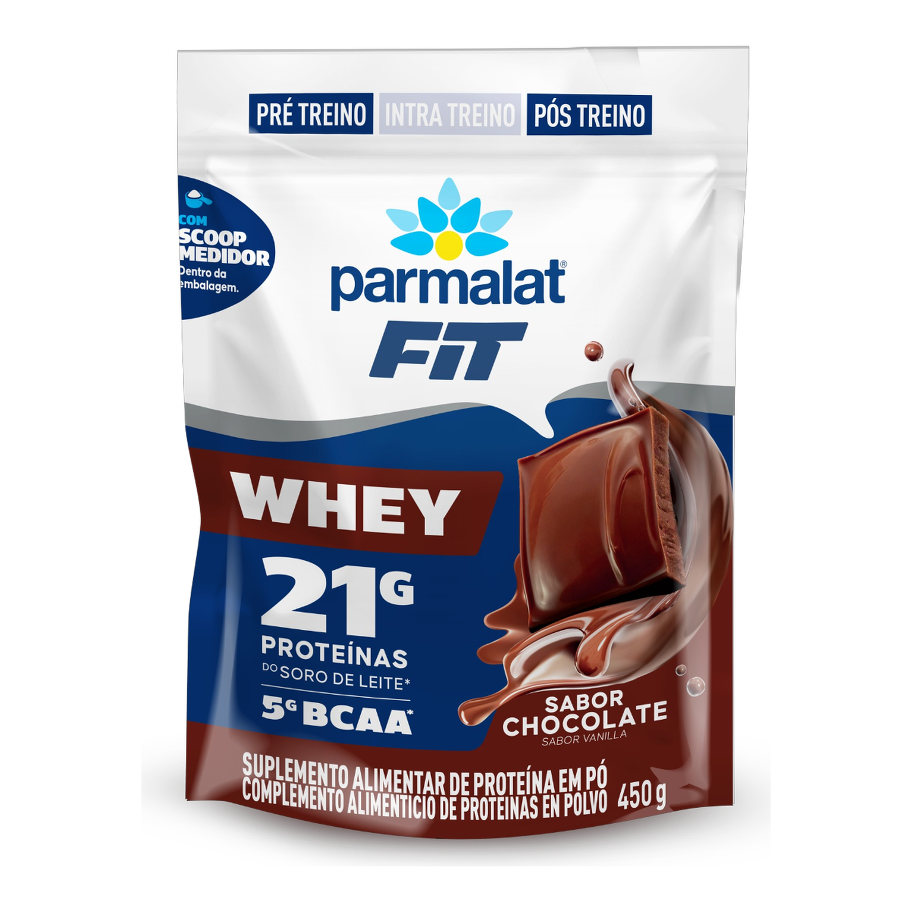 Whey Protein Chocolate Parmalat WheyFit Pouch 450g