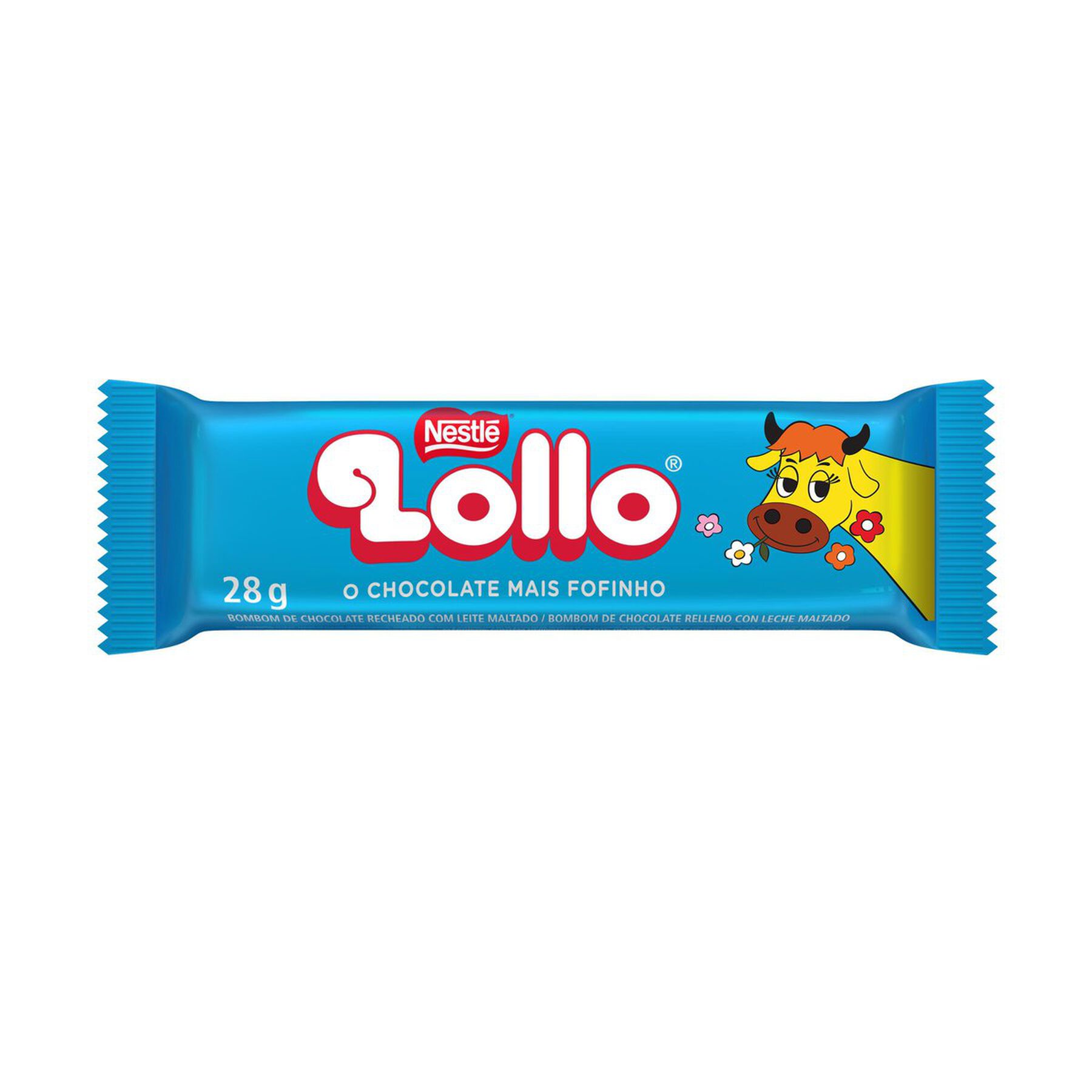 Bombom Chocolate Recheio Leite Maltado Lollo 28g