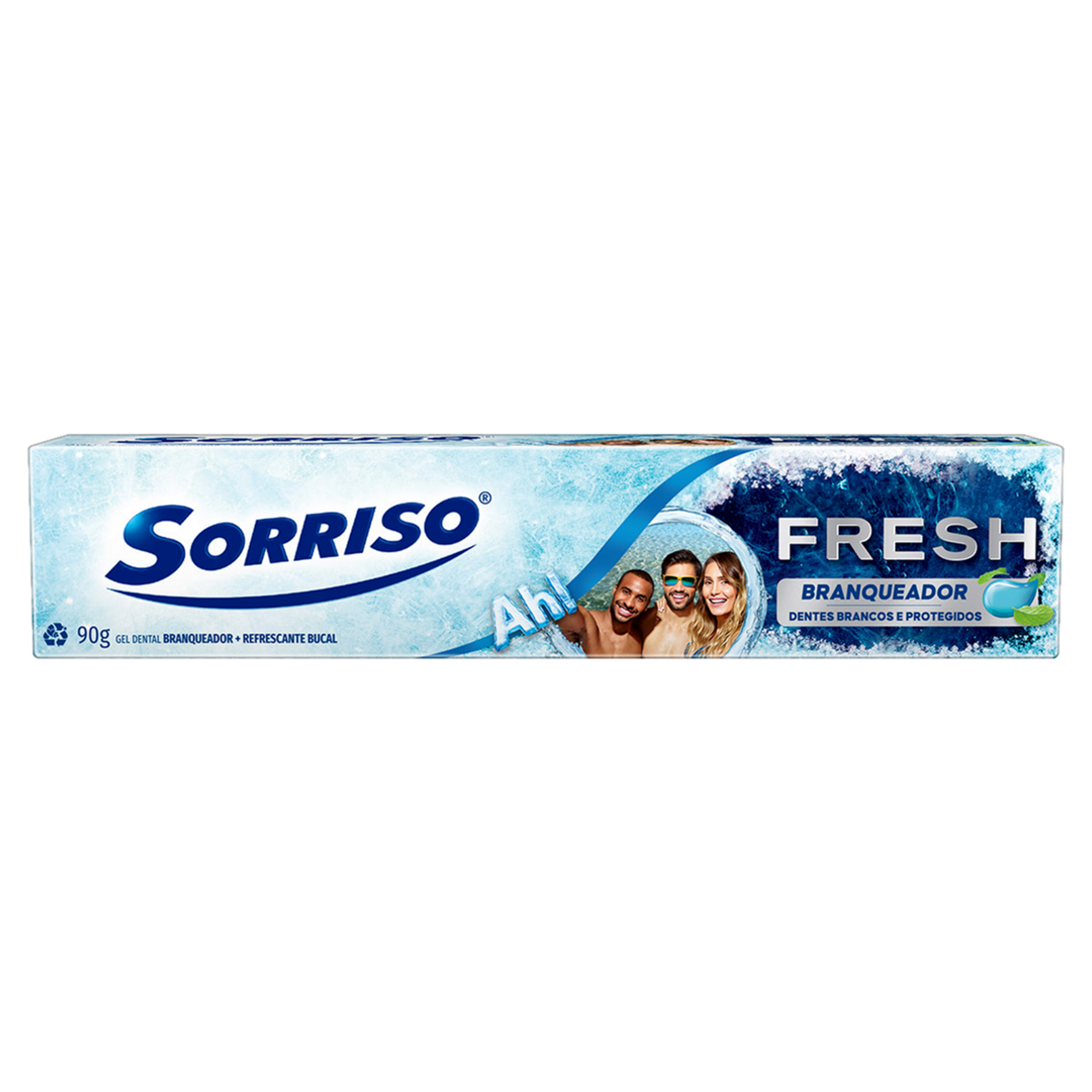 Creme Dental Branqueador Fresh Sorriso Caixa 90g