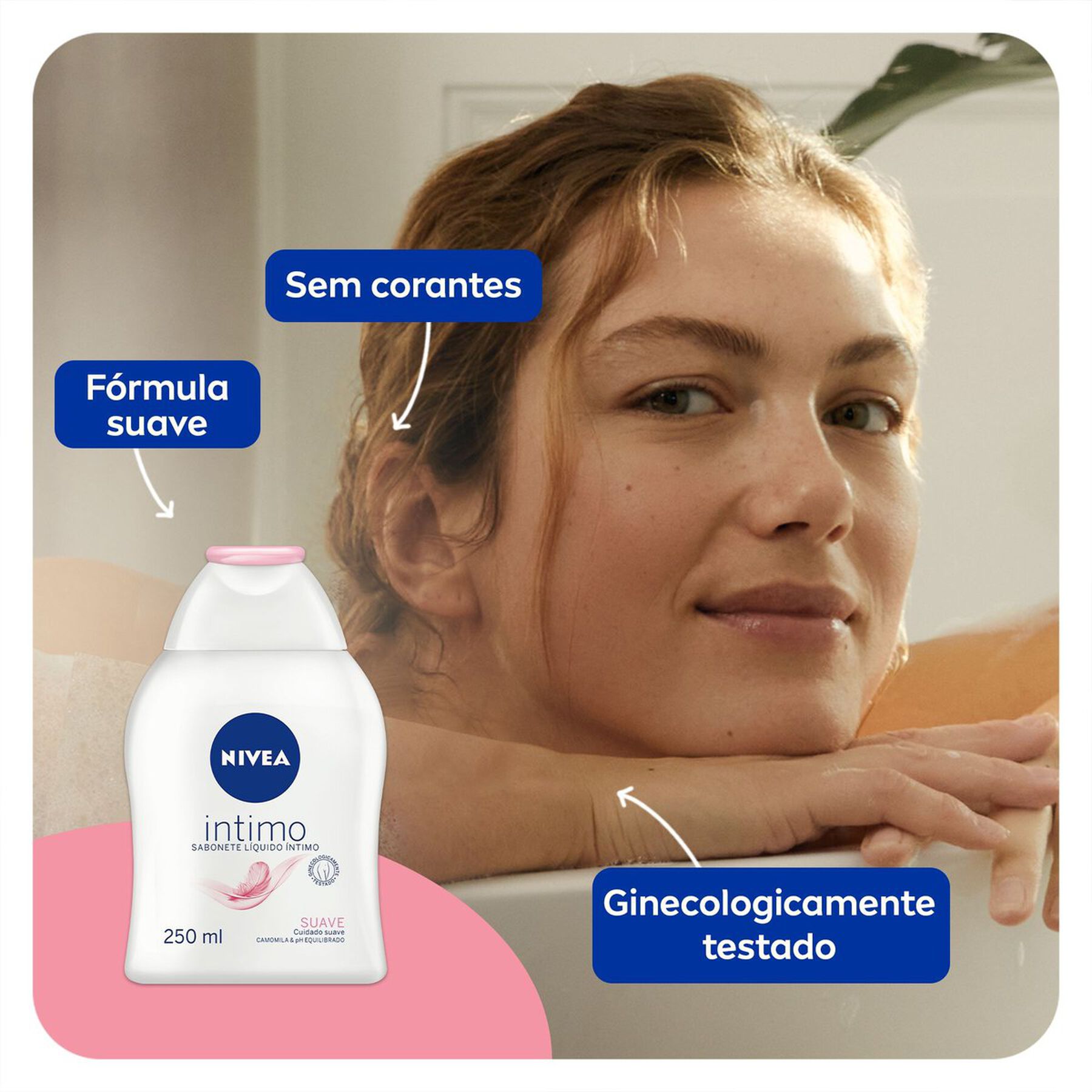 Sabonete Líquido Íntimo Suave Nivea Frasco 250ml