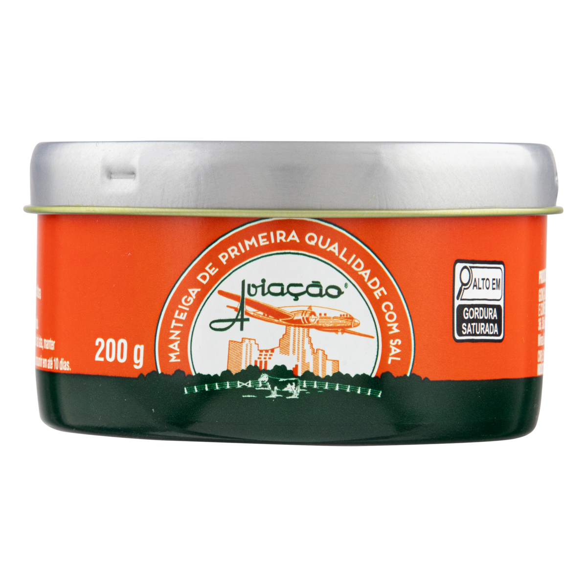 Manteiga com Sal Avia&ccedil;&atilde;o Lata 200g