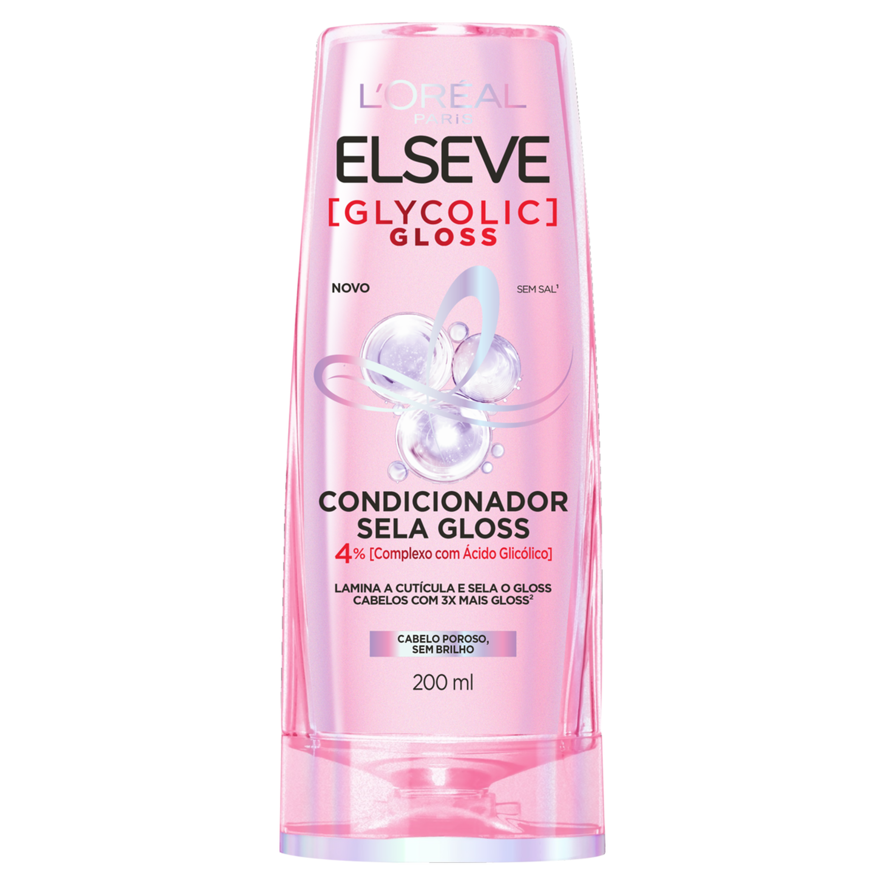 Condicionador Glycolic Gloss Elseve L'oréal Paris Frasco 200ml