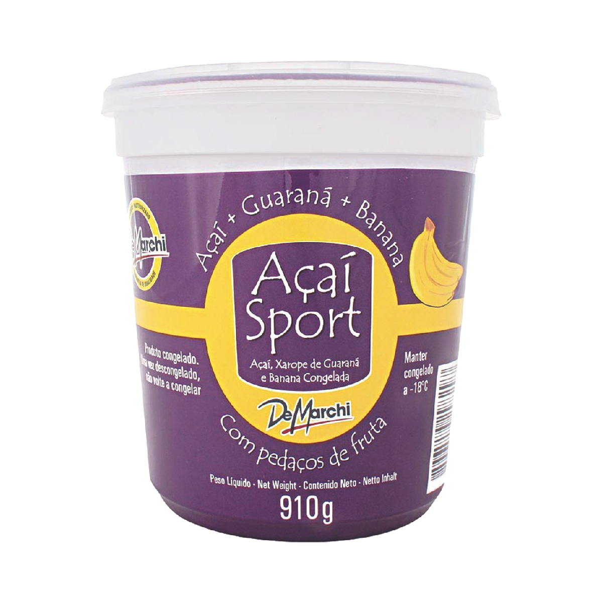 A&ccedil;a&iacute; Sport Banana De Marchi 910g