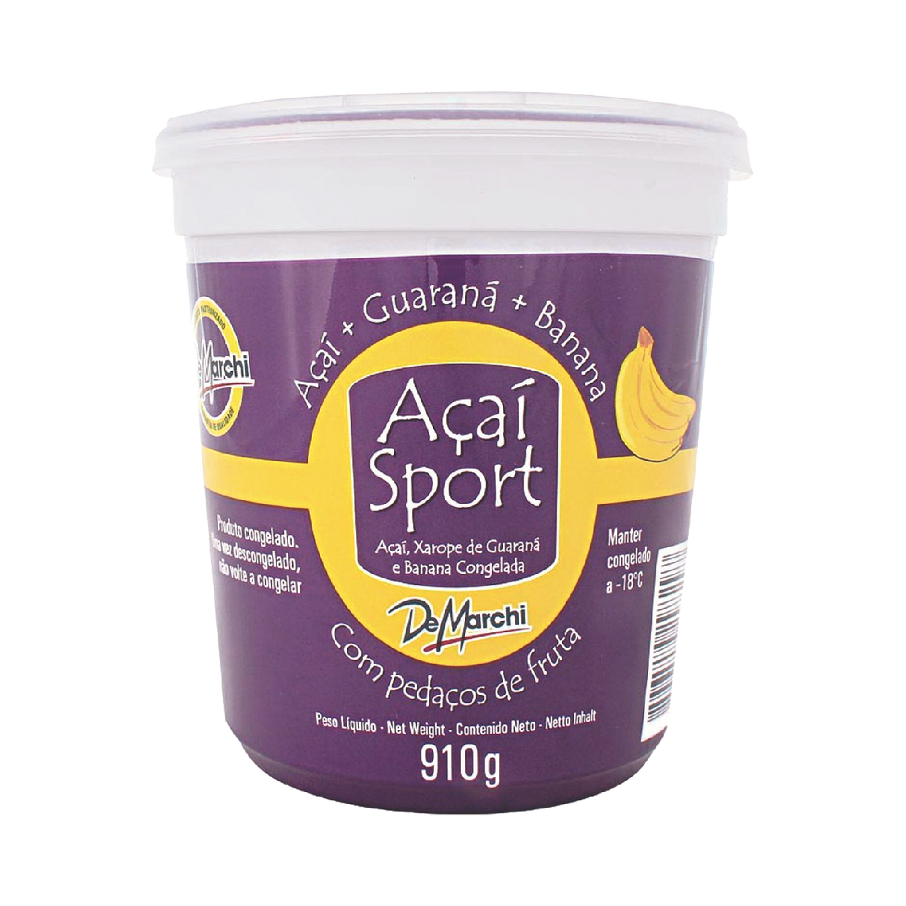 A&ccedil;a&iacute; Sport Banana De Marchi 910g