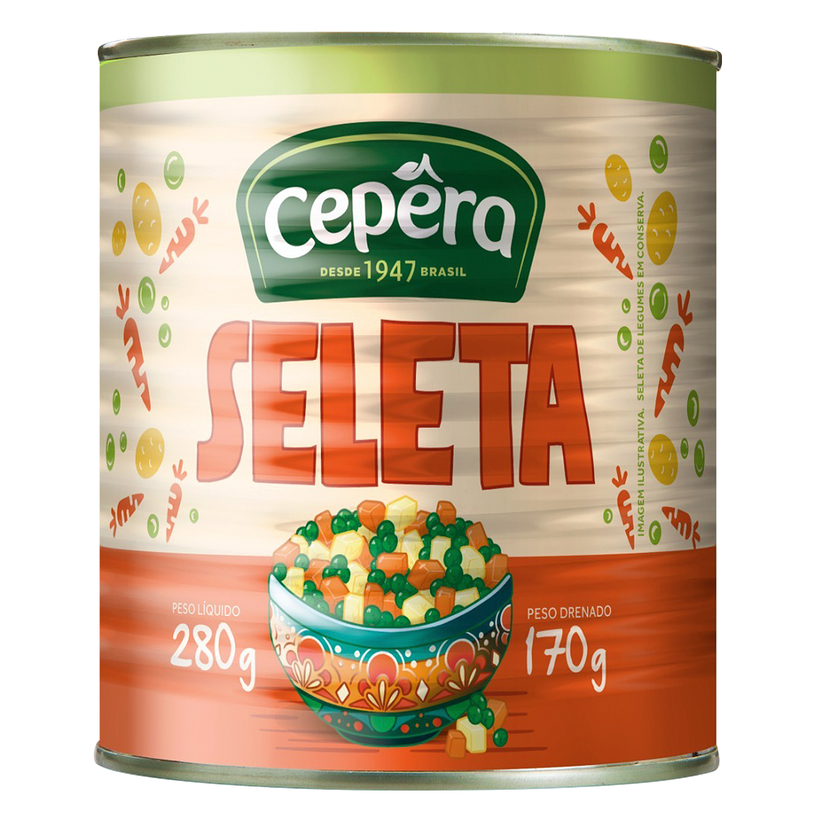 Seleta Cep&ecirc;ra Lata 170g