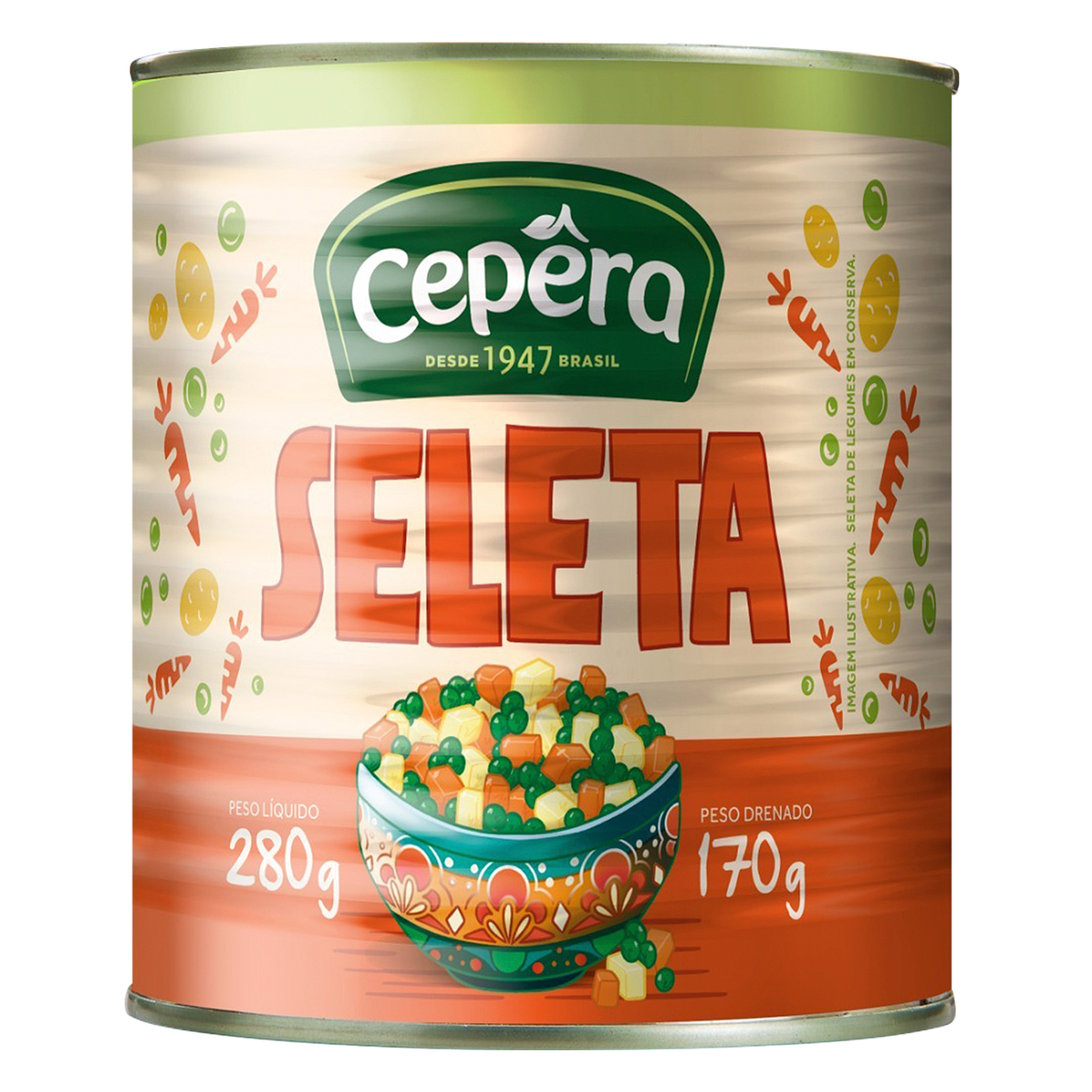 Seleta Cepêra Lata 280g
