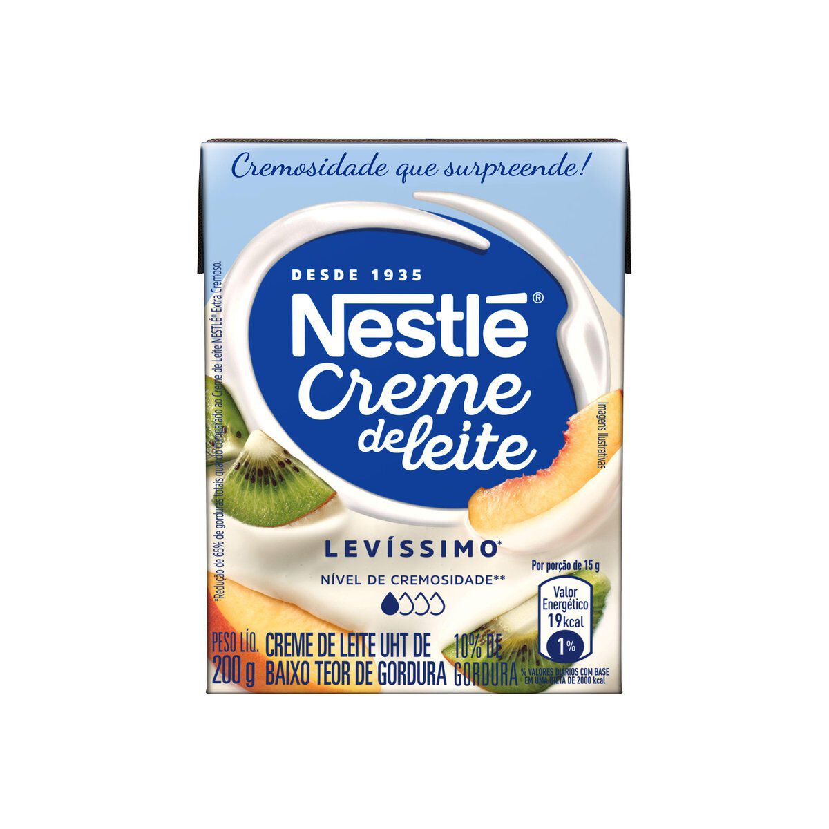 Creme de Leite UHT Lev&iacute;ssimo Nestl&eacute; Caixa 200g