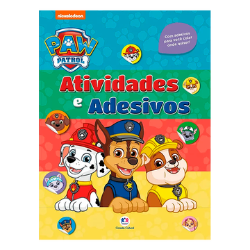 Livro Adesivos e Atividades Patrulha Canina Ciranda Cultural