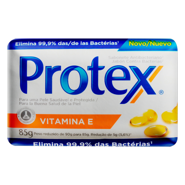 Sabonete em Barra Antibacteriano Protex Vitamina E Cartucho 85g