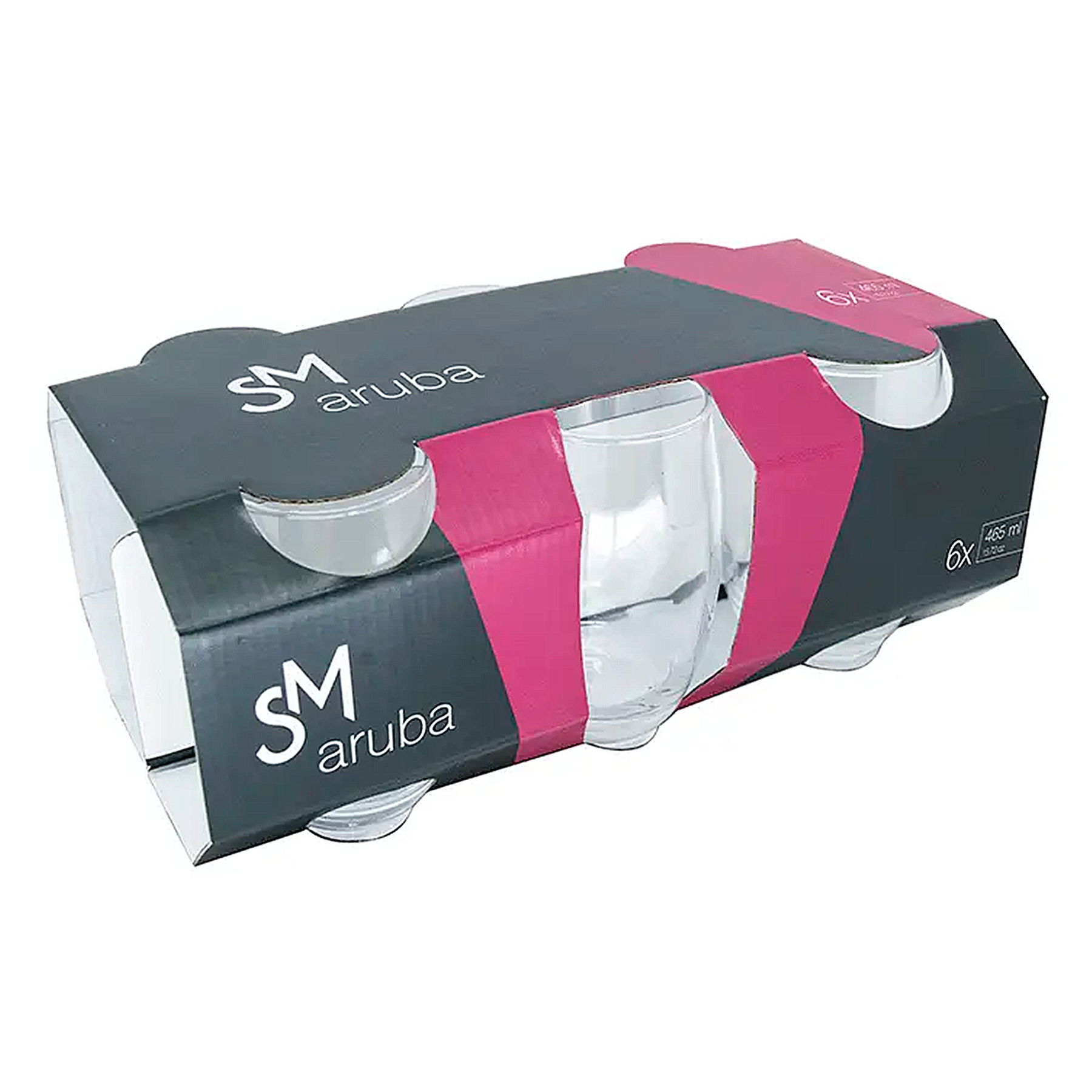 Copo Long Drink Aruba SM Nadir Figueiredo 465ml C/6 Unidades