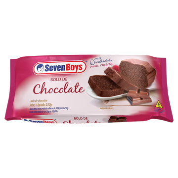 Bolo Chocolate Seven Boys Pacote 250g
