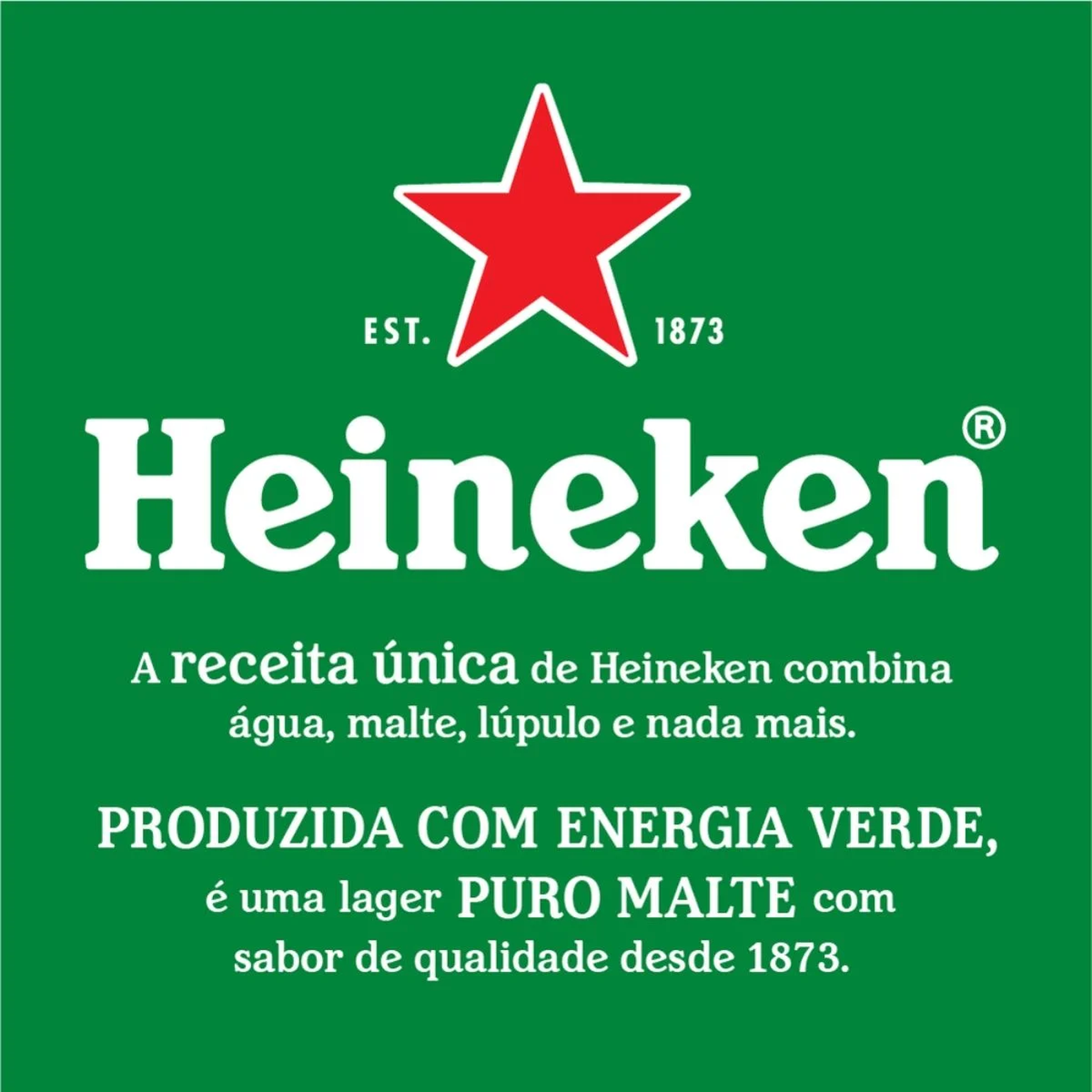 Cerveja Puro Malte Lager Heineken Lata 350ml