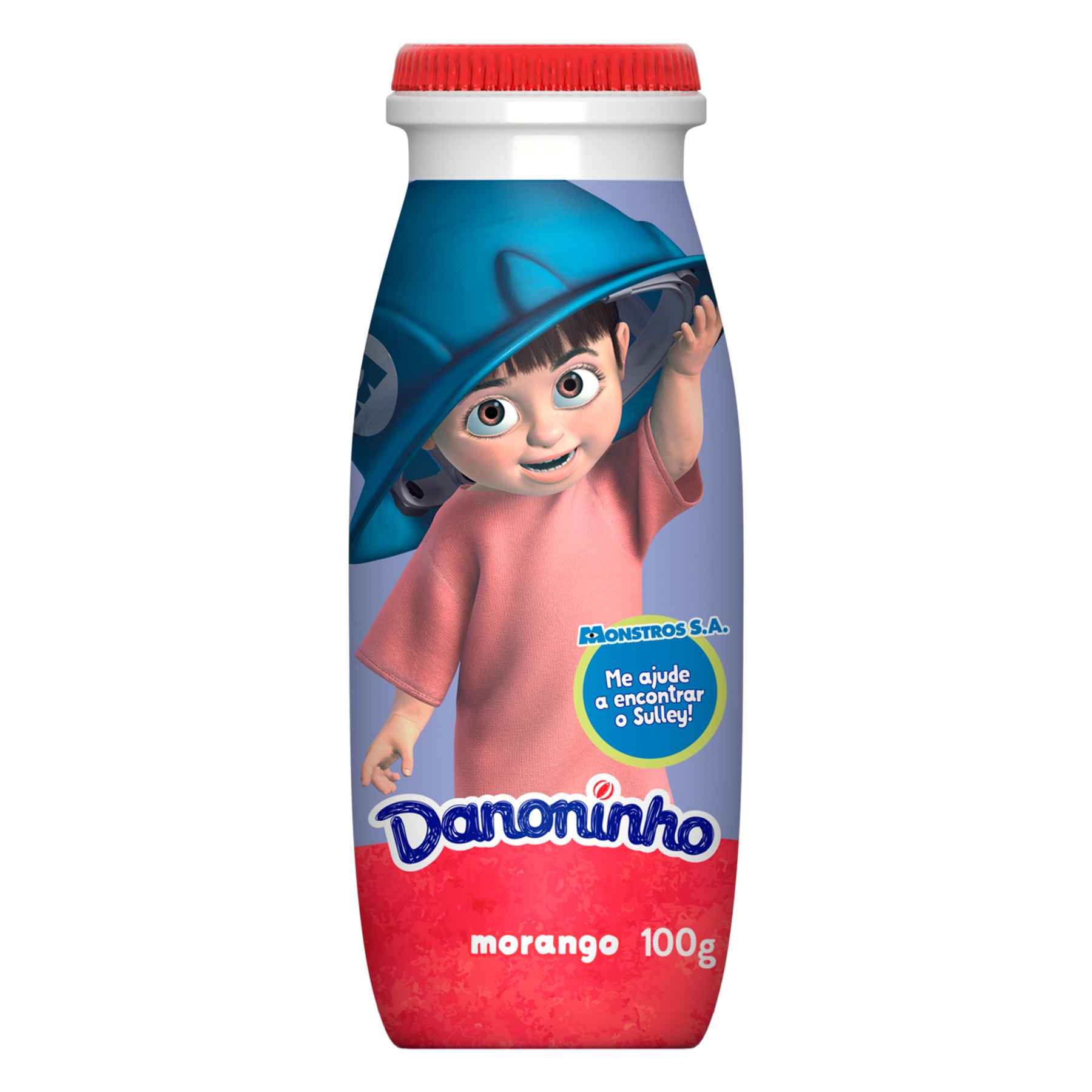 Iogurte de Morango Danoninho Frasco 100g