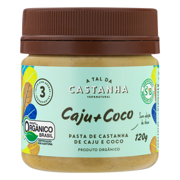 Pasta de Castanha de Caju + Coco Orgânica A Tal da Castanha 120g
