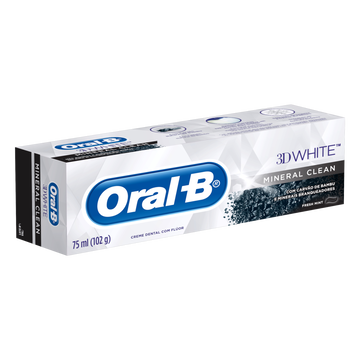 Creme Dental Mineral Clean Fresh Mint 3D White Oral-B Caixa 102g