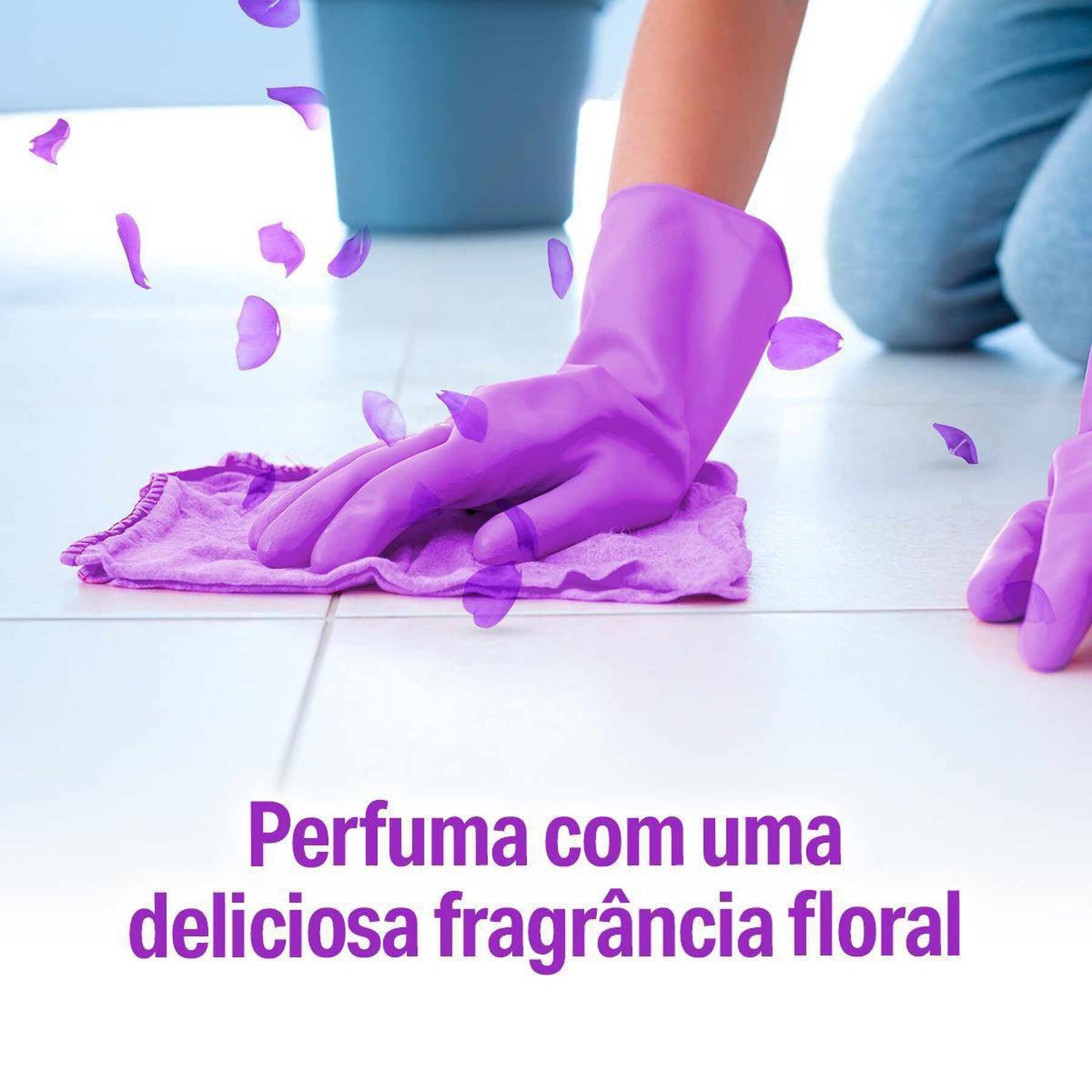 Limpador Perfumado Flores de Lavanda Festa das Flores Ajax Frasco 500ml