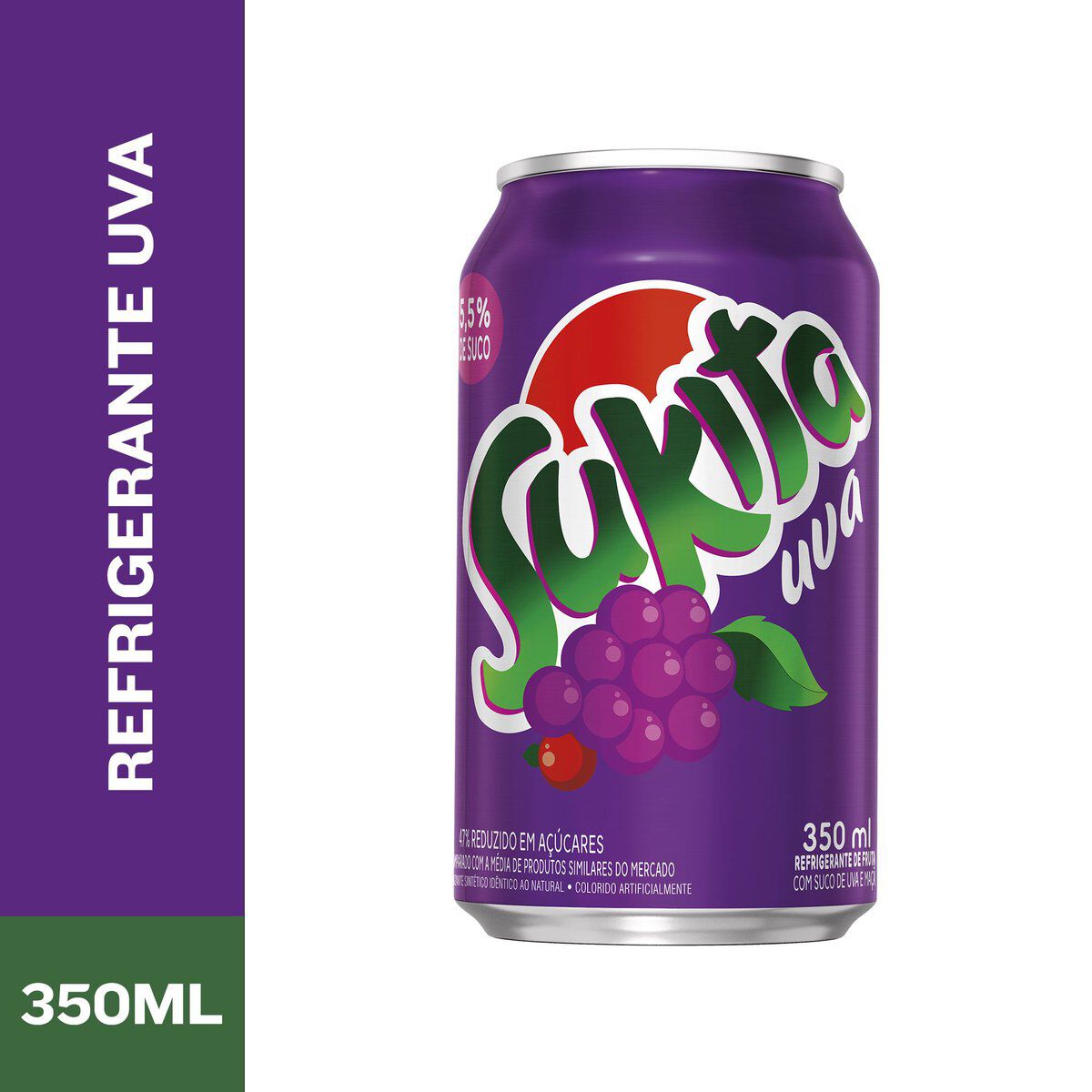 Refrigerante Uva Sukita Lata 350ml