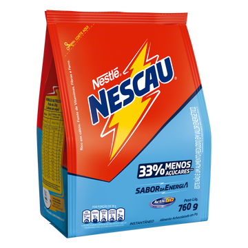 Achocolatado em Pó Nescau Nestlé Pacote 760g