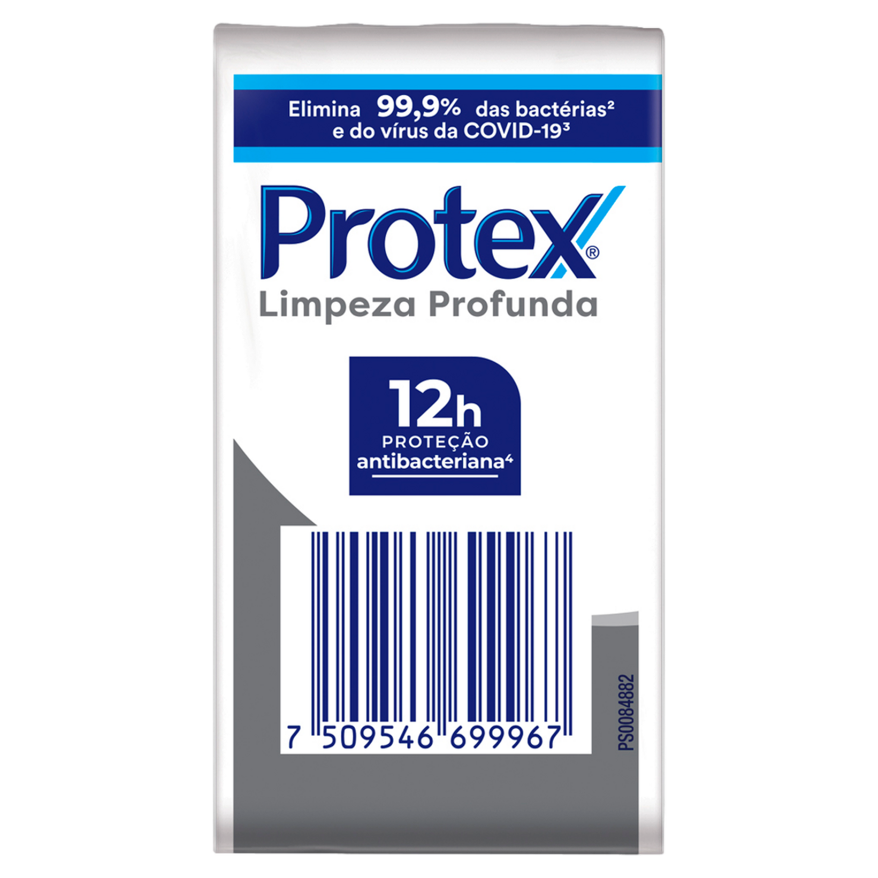 Pack Sabonete Barra Antibacteriano Limpeza Profunda Protex Envolt&oacute;rio 255g C/3 Unidades Leve Mais Pague Menos