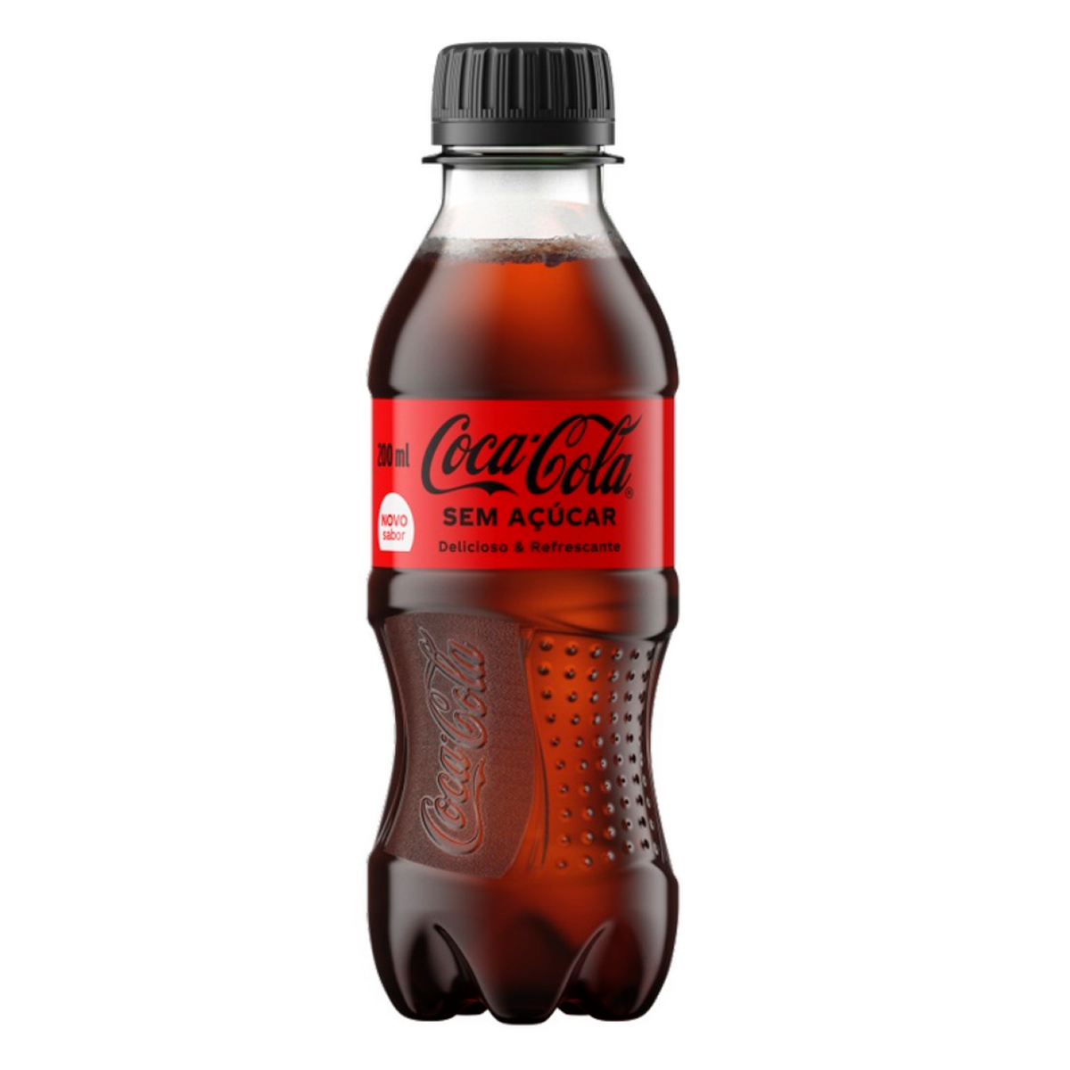 Refrigerante sem A&ccedil;&uacute;car Coca-Cola Garrafa 200ml