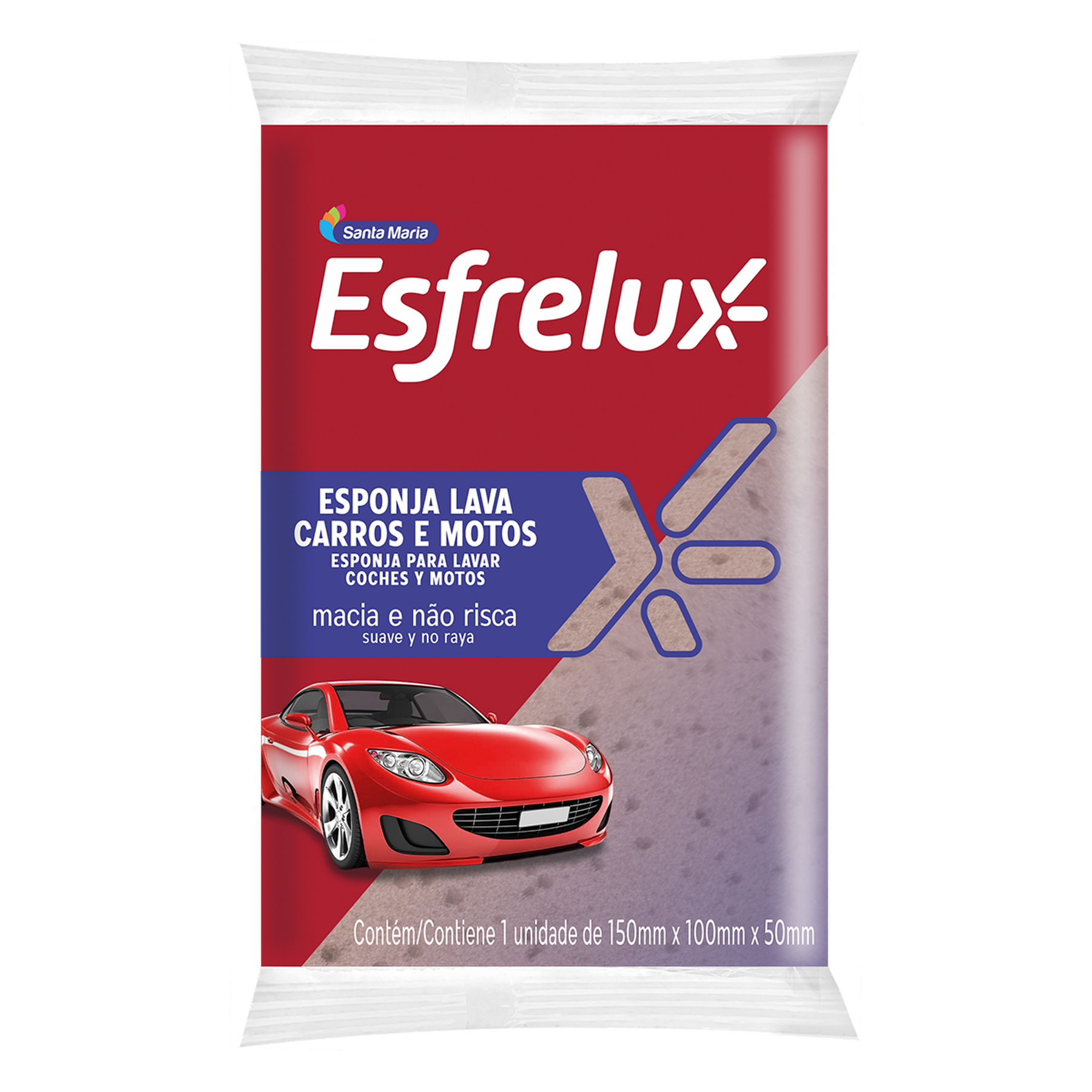Esponja Lava Carros e Motos Esfrelux Santa Maria