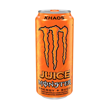 Energético Khaos Energy + Suco Juice Monster Lata 473ml
