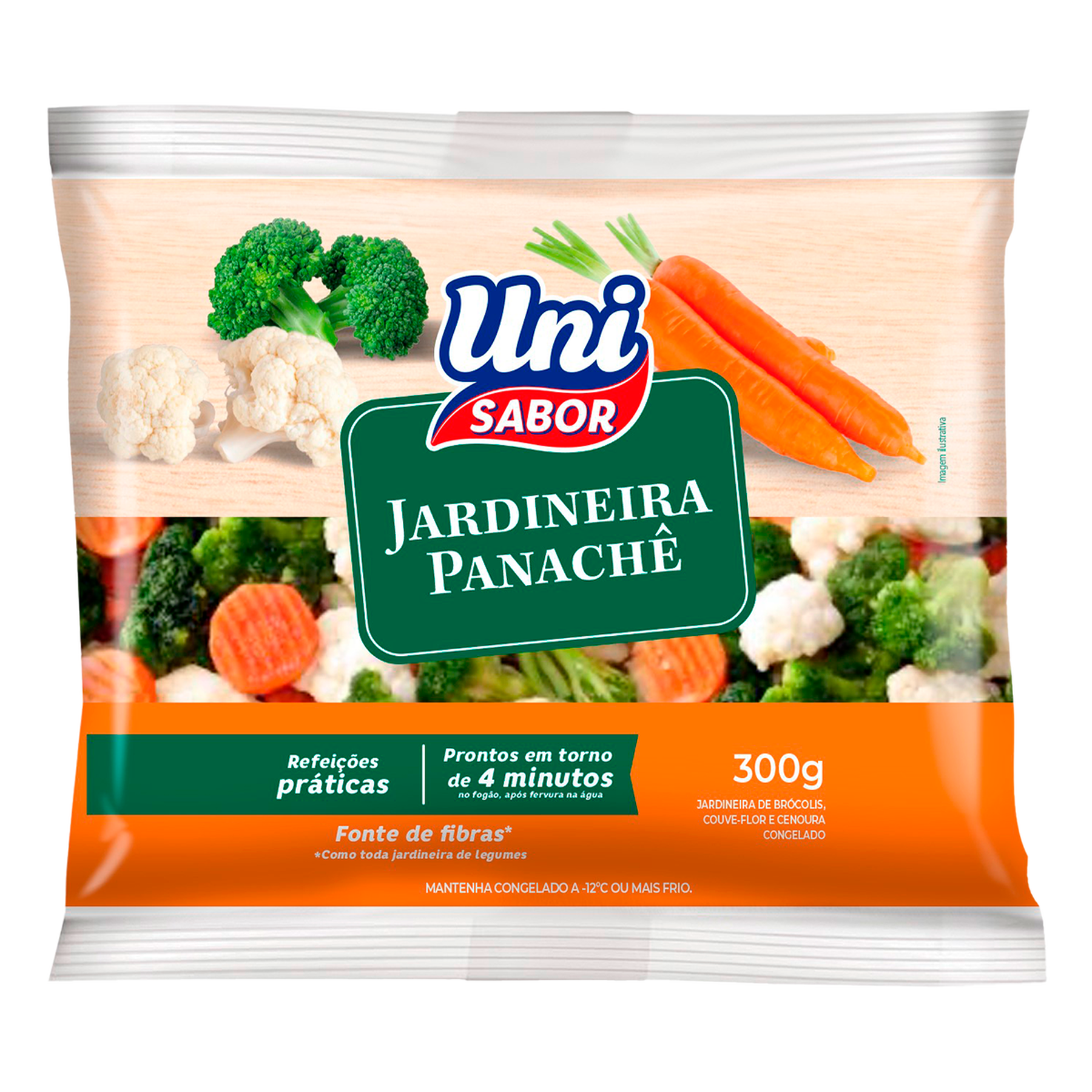 Jardineira Panachê Uni Sabor Pacote 300g